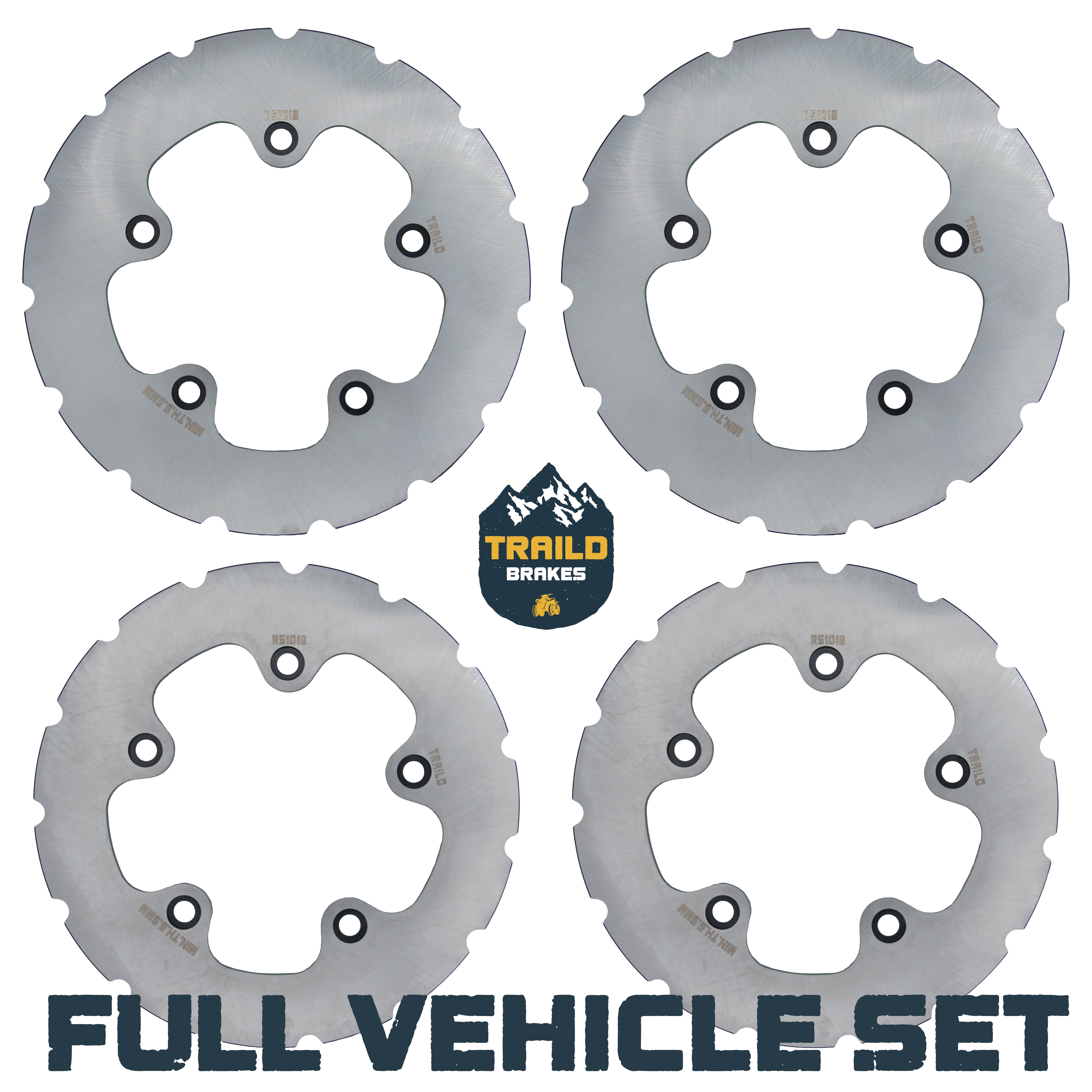 CFMoto U10 PRO/U10XL PRO 2025-2026 Ridge Rider Disc Brake Rotors