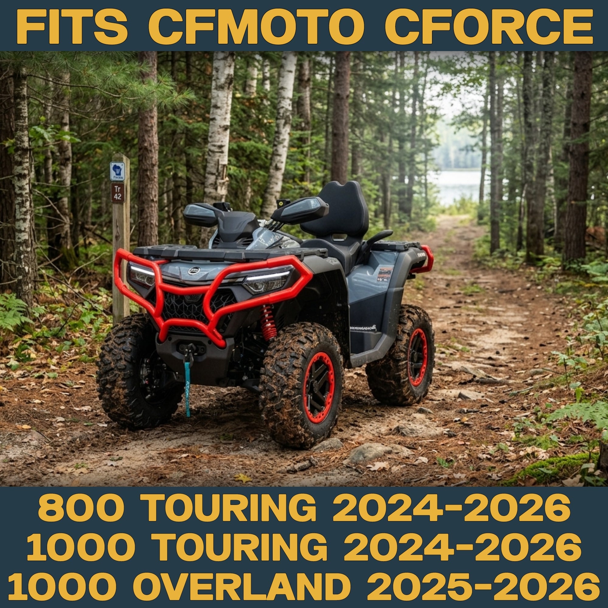 CFMoto CFORCE 800/1000 2024-2026 Ridge Rider Disc Brake Rotors