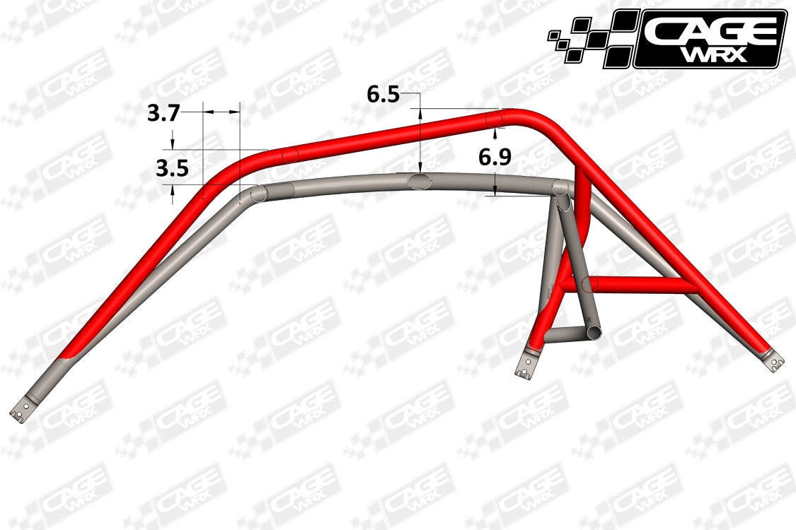 Polaris RZR RS1 Roll Cage KIT | "SUPER SHORTY"