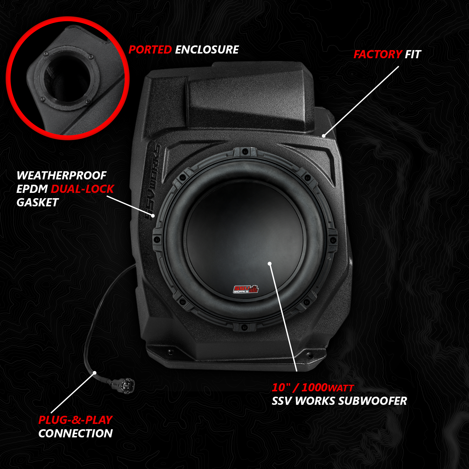 2020-2024 Polaris® RZR PRO Series Phase-4 A-Spec 5-Speaker 800watt System w/JVC