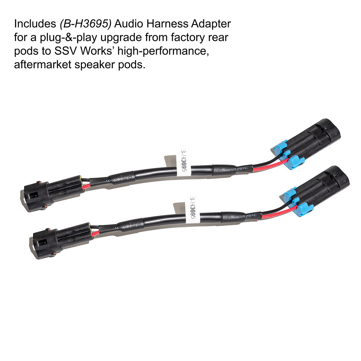 2020-2026 Polaris® RZR Pro R / Turbo R / Pro S / Pro XP 6.5" Rear-Hump Speaker-Pods