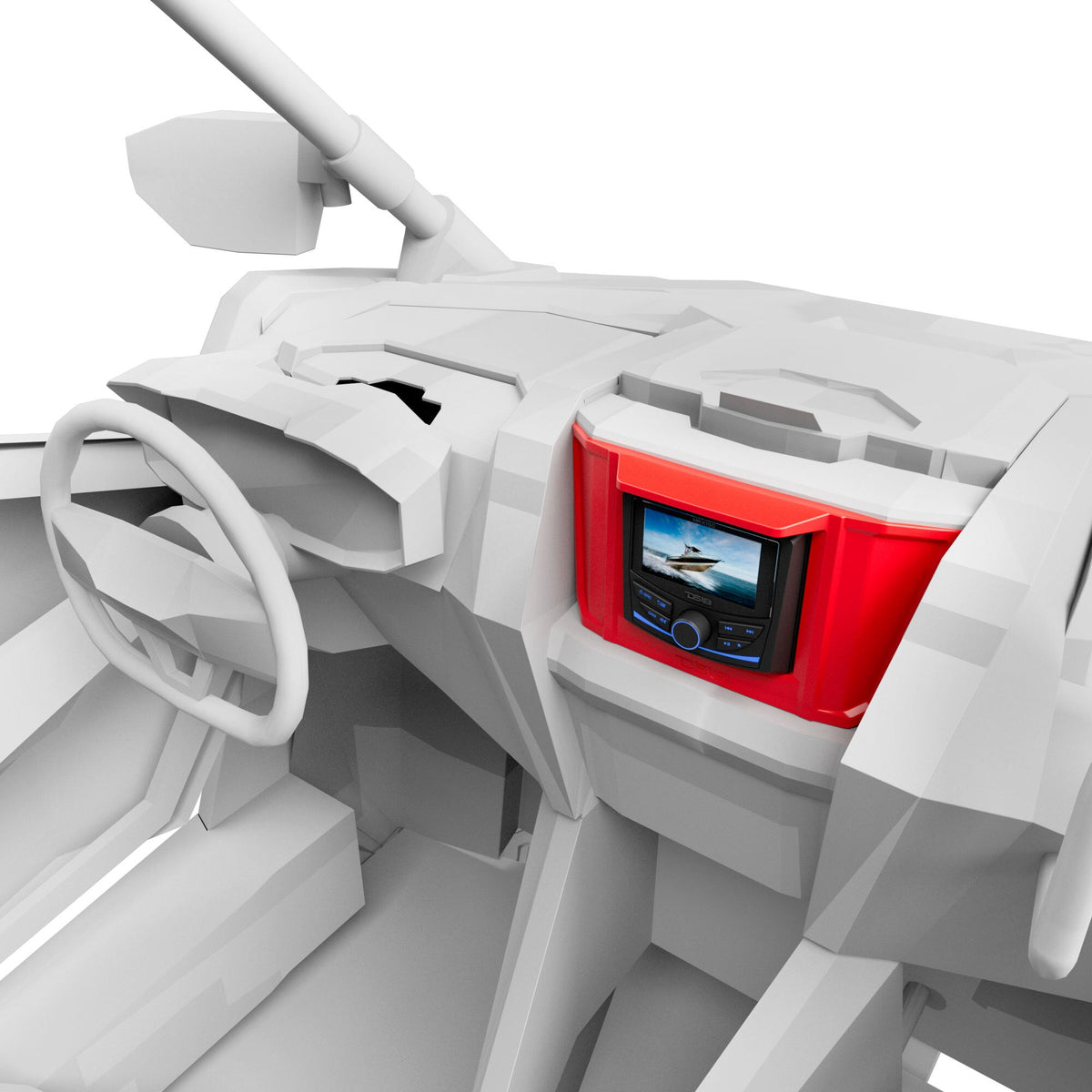 Polaris RZR Upper Dash Kit Compatible with MRX150 Head-Unit