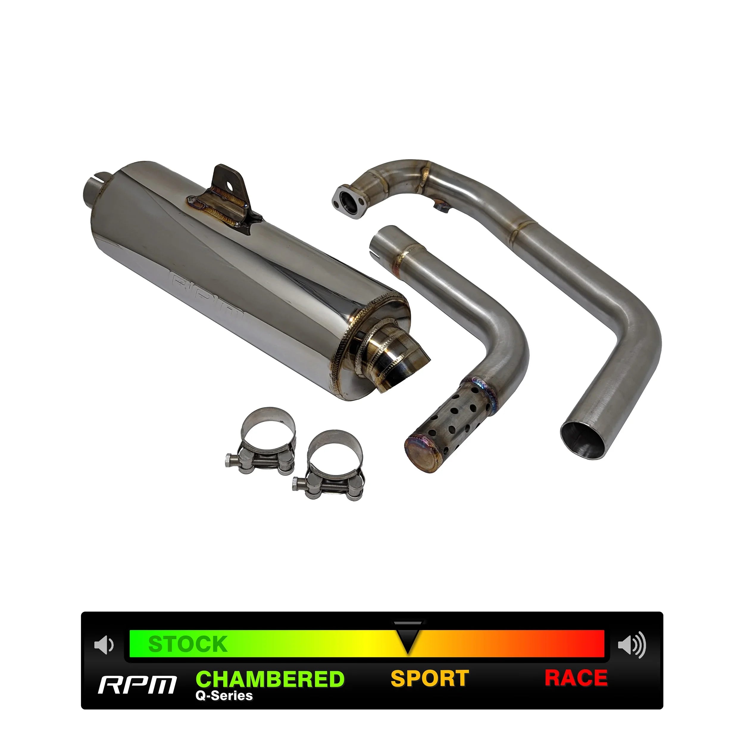 RPM RZR 200 Sport Series FULL Exhaust System