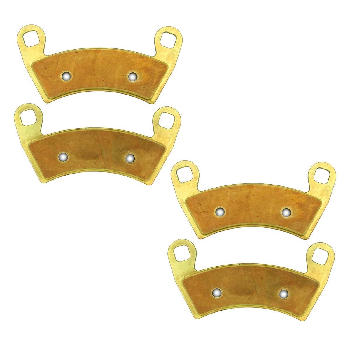 Polaris General 1000/4 1000/XP 1000 2016-2026 Brass Brake Pad Set
