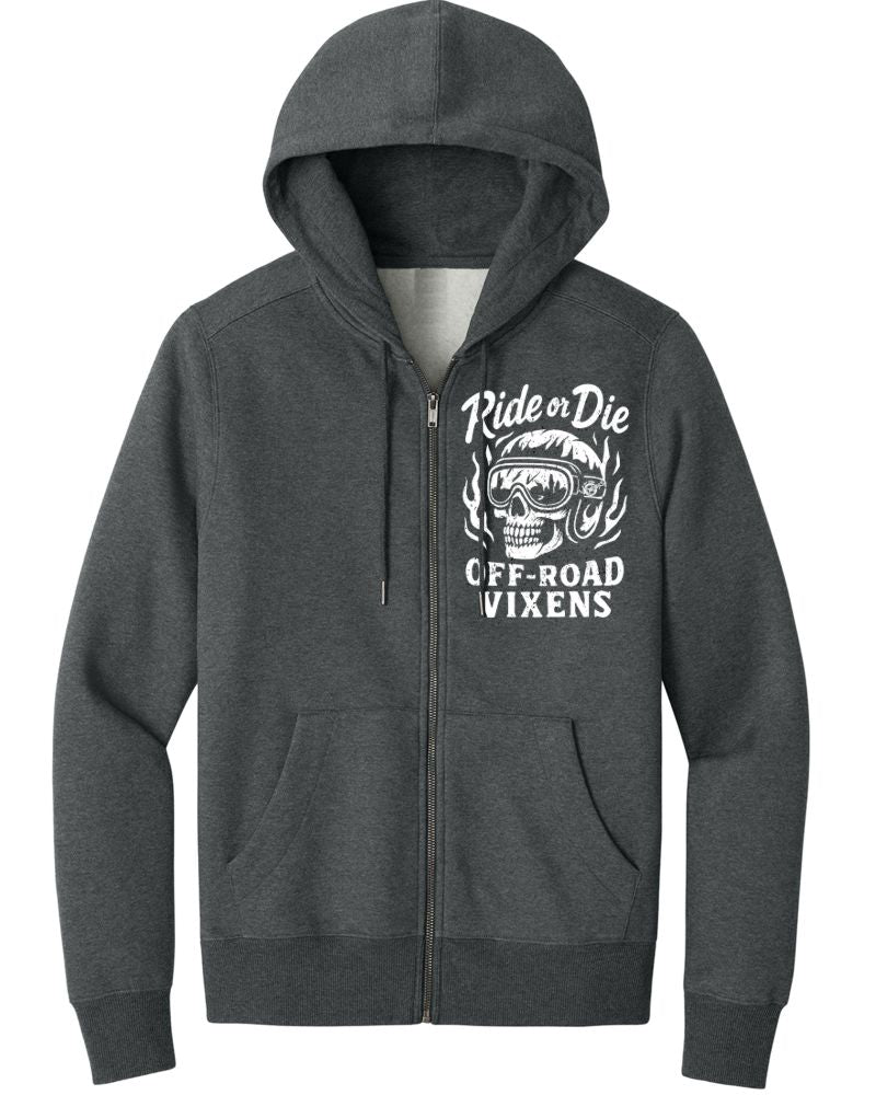 Raise Hell Zip Up Hoodie