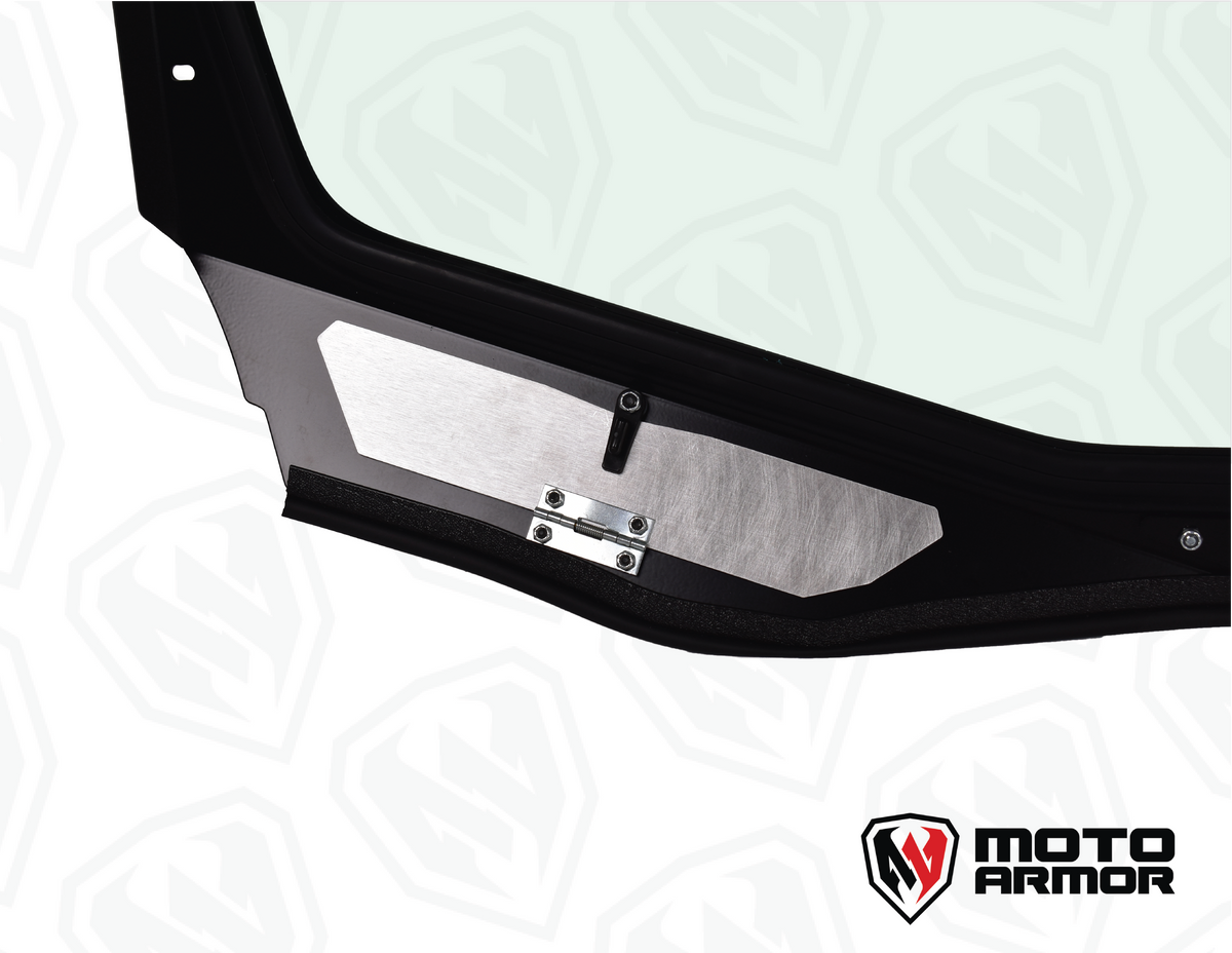 Maverick "R" Vented Glass Windshield with Wipers