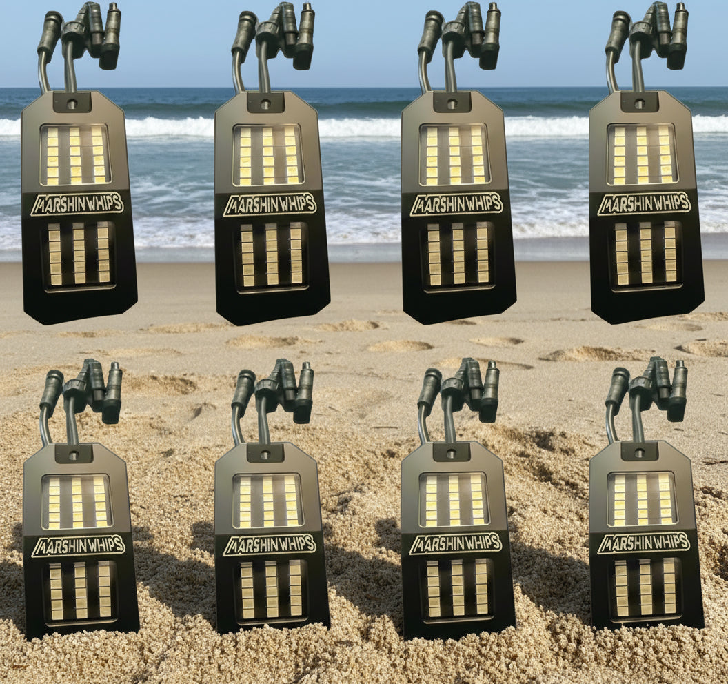Marshin Whips Rosewell X-2 Billet Rocklights x8 (Kit)