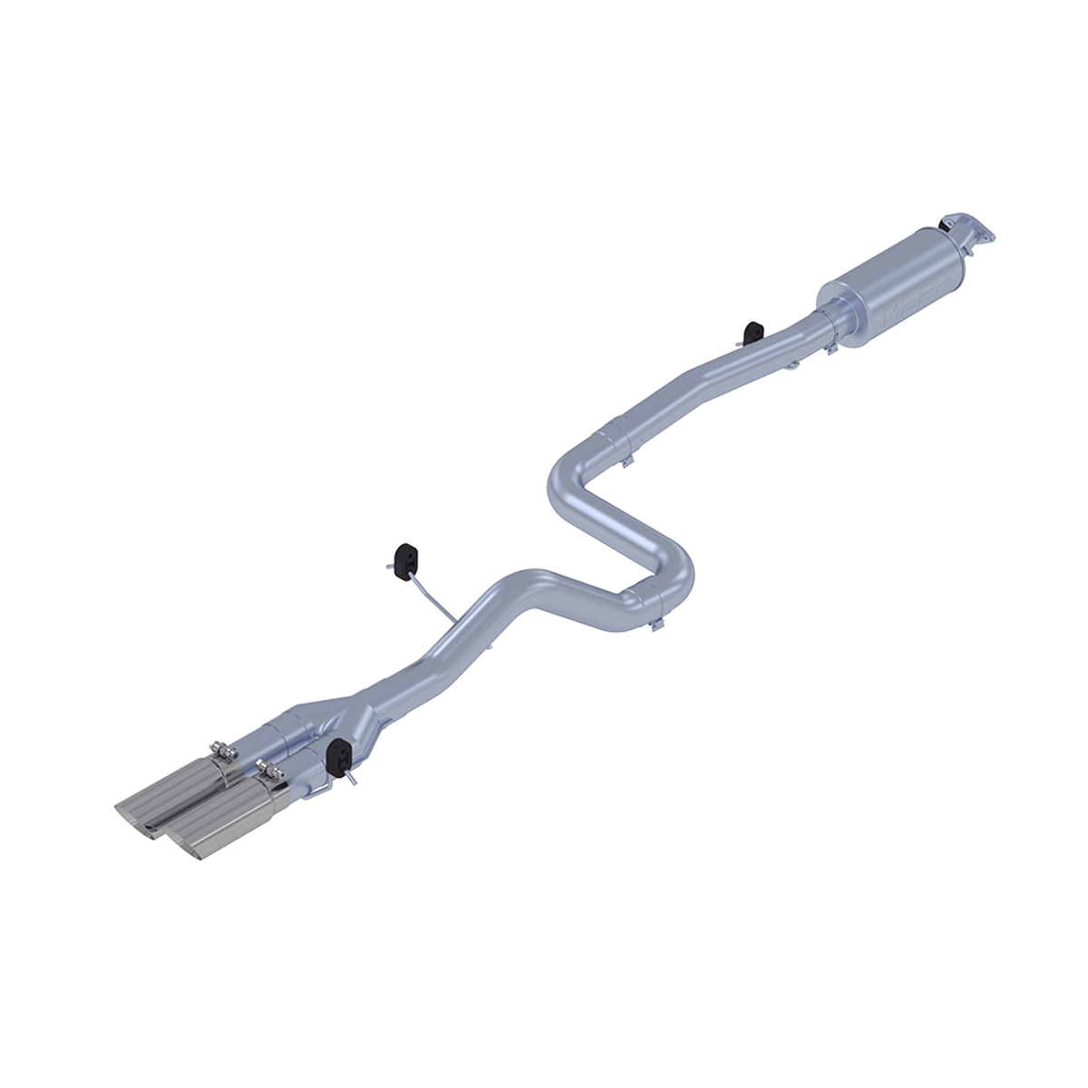 3 Inch Cat Back Exhaust System Dual Outlet For 14-19 Ford Fiesta 1.6L EcoBoost Aluminized Steel MBRP