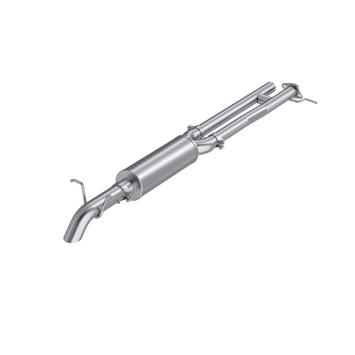 24-Present Ford Ranger 2.7L, Armor Lite Aluminized Steel 2.5-Inch Cat-Back, 3-Inch Single Rear Turndown, Street Profile, MBRP