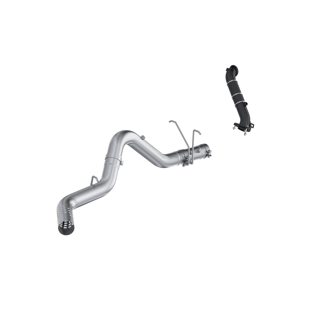 15-16 Chevrolet/GMC 2500/3500 EC/CC 6.6L Duramax, Armor Lite 4-Inch Filter-Back Single Side Exit, with Carb Approved Downpipe, MBRP