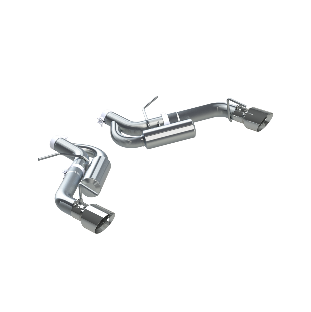 3 Inch Dual Axle Back For 16-24 Chevrolet Camaro SS T409 Stainless Steel MBRP