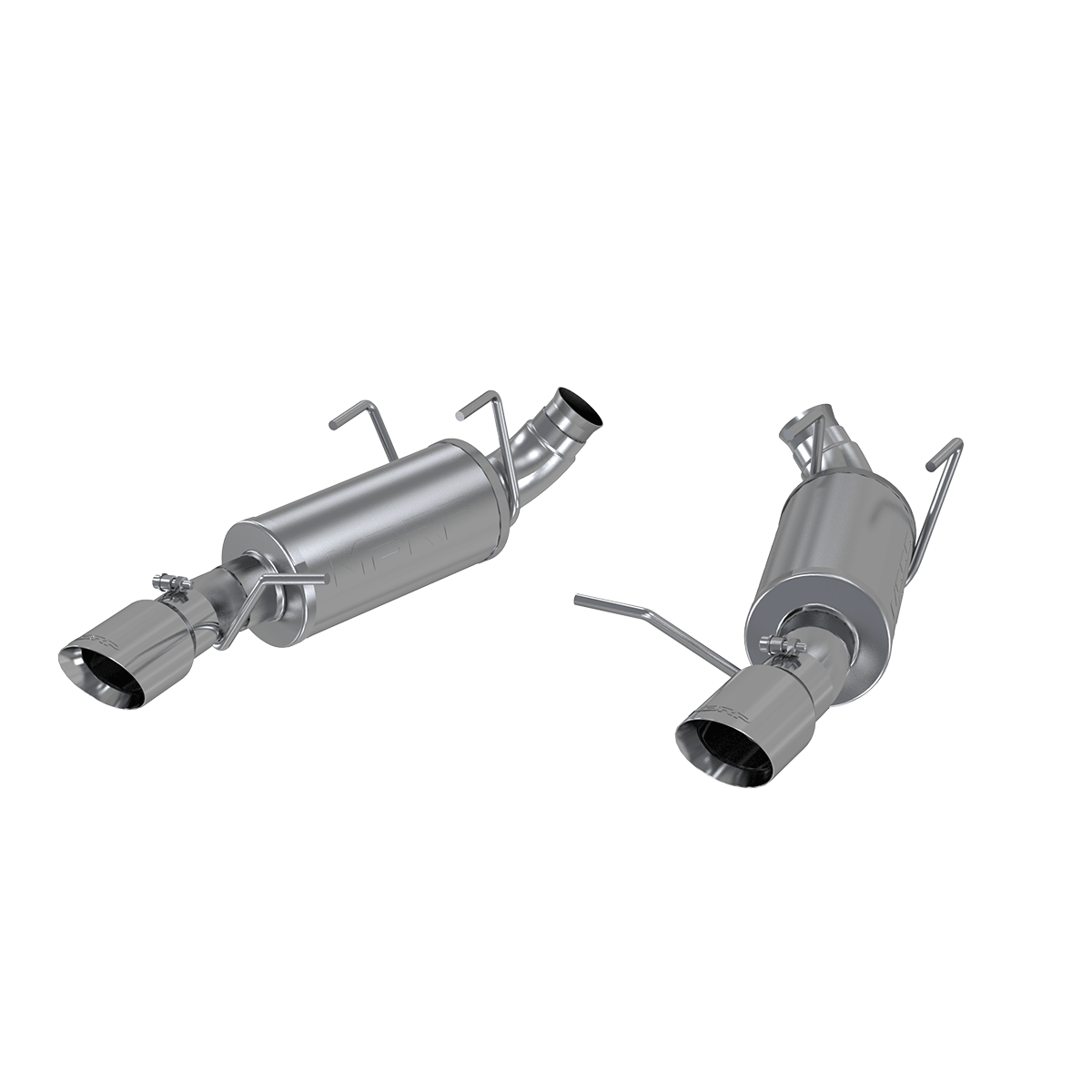 3 Inch Dual Muffler Axle Back Split Rear Armor Lite Series For 11-14 Ford Mustang V6 3.6L MBRP