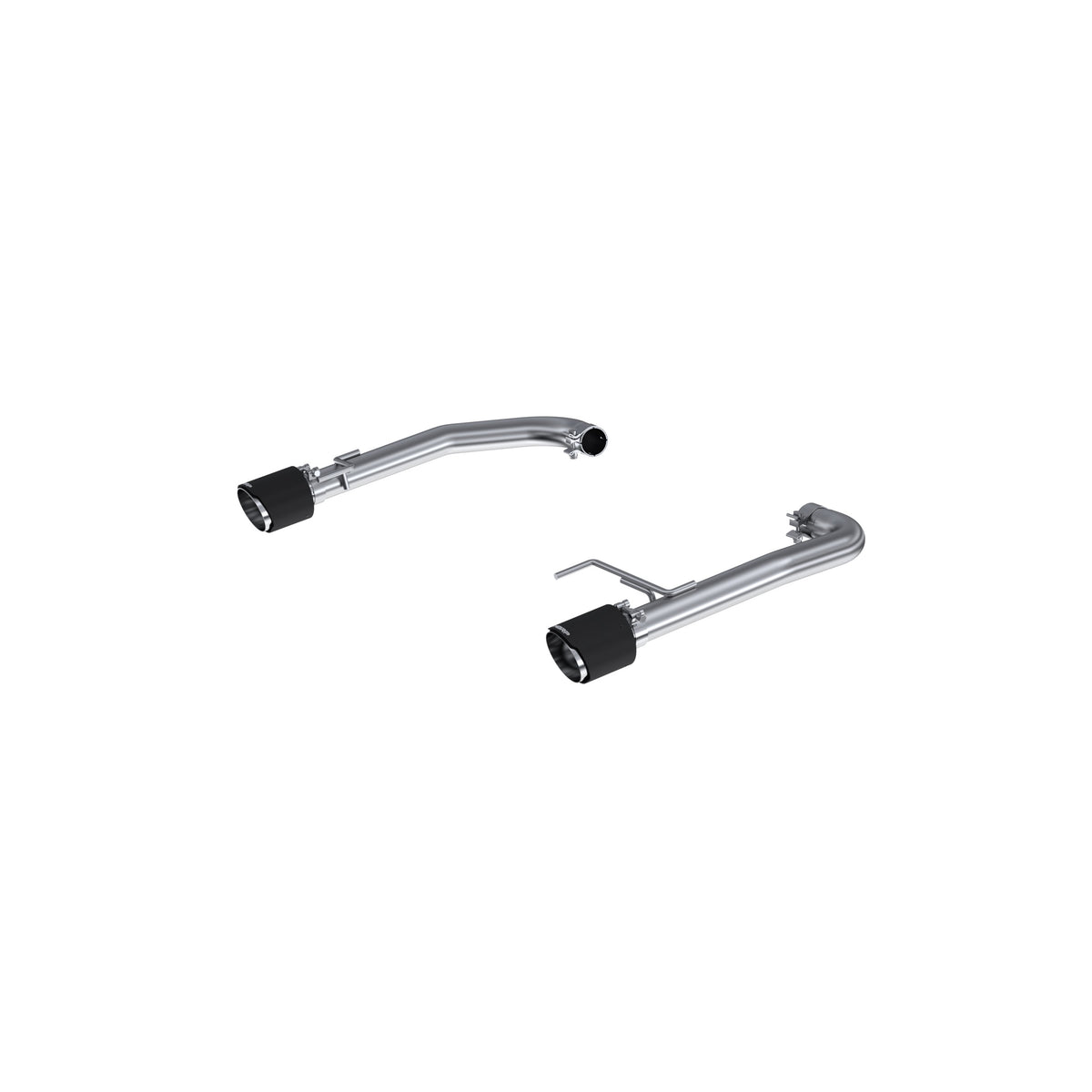 2015-Up Ford Mustang 2.3L EcoBoost Armor Pro T304 Stainless Steel 2.5 Inch Axle-Back Dual Split Rear With Carbon Fiber Tips MBRP