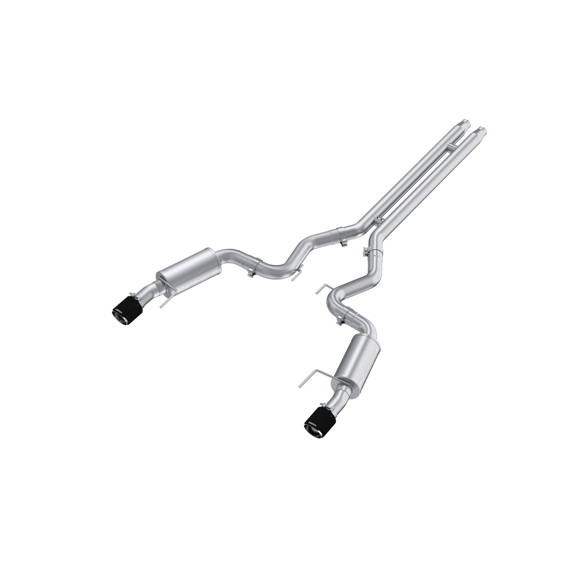 2024-Up For Mustang GT S650 5.0L Armor Pro T304SS 3 Inch Cat-Back Dual Split Rear With CF Tips Street Version MBRP