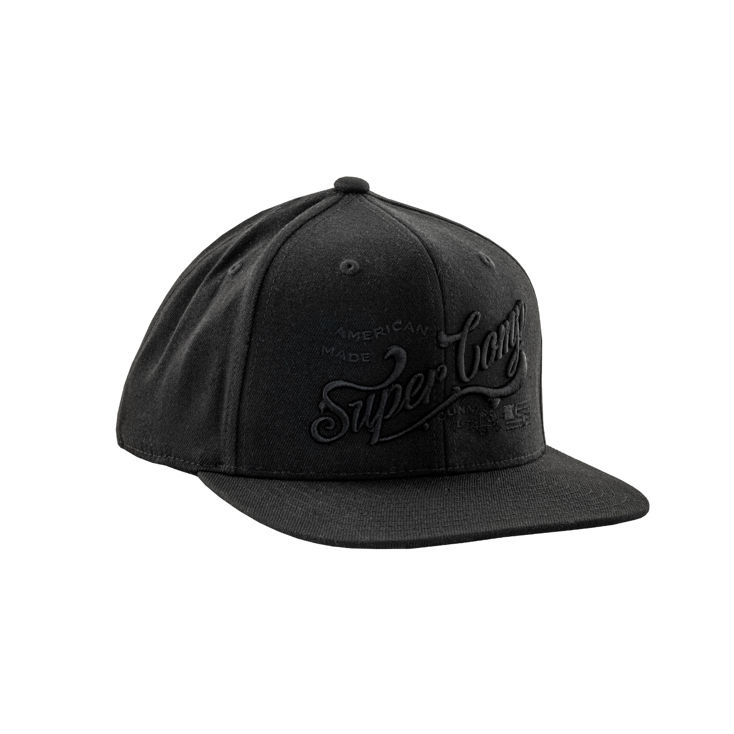 Super Comp Flat Brim Hat – Script Embroidered