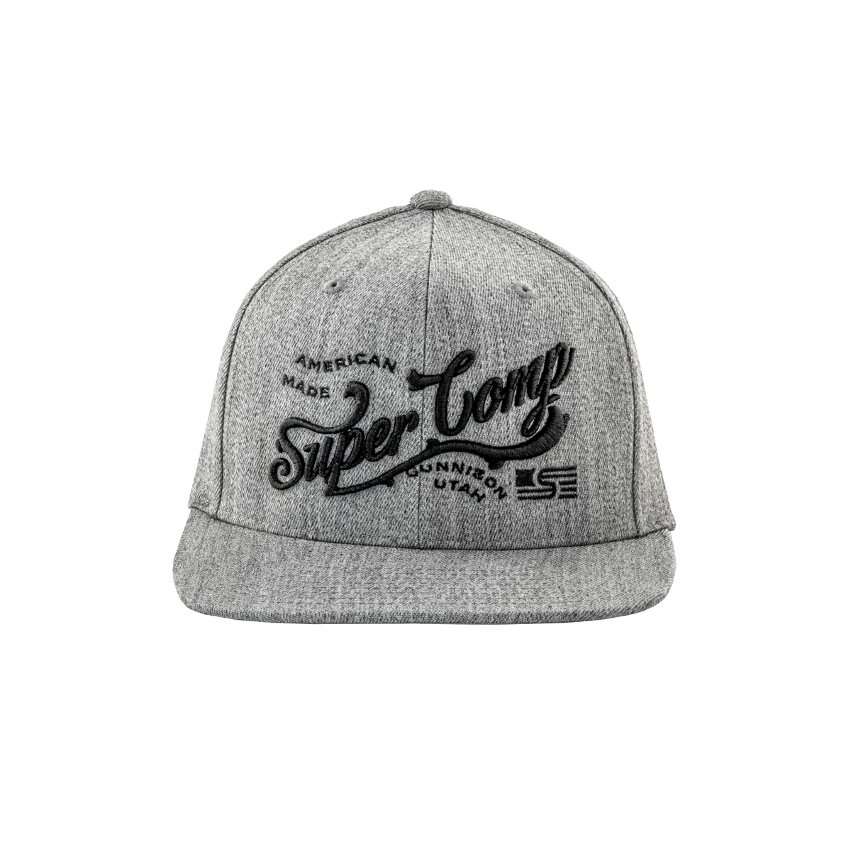 Super Comp Flat Brim Hat – Script Embroidered