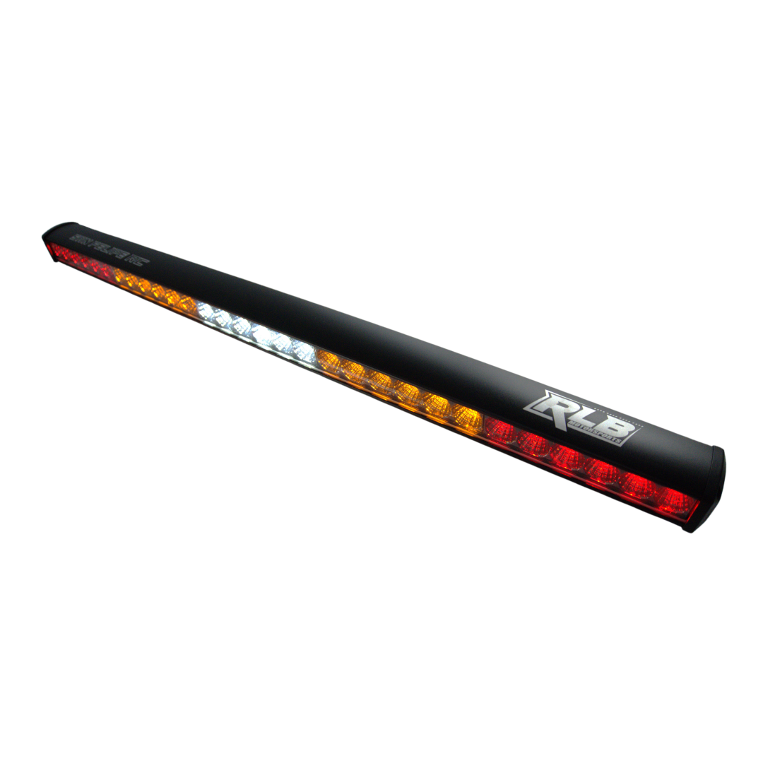 Chase Light LED Light Bar – BITD Race Series DIY-Wire Harness (Amber/White/Amber Strobe)