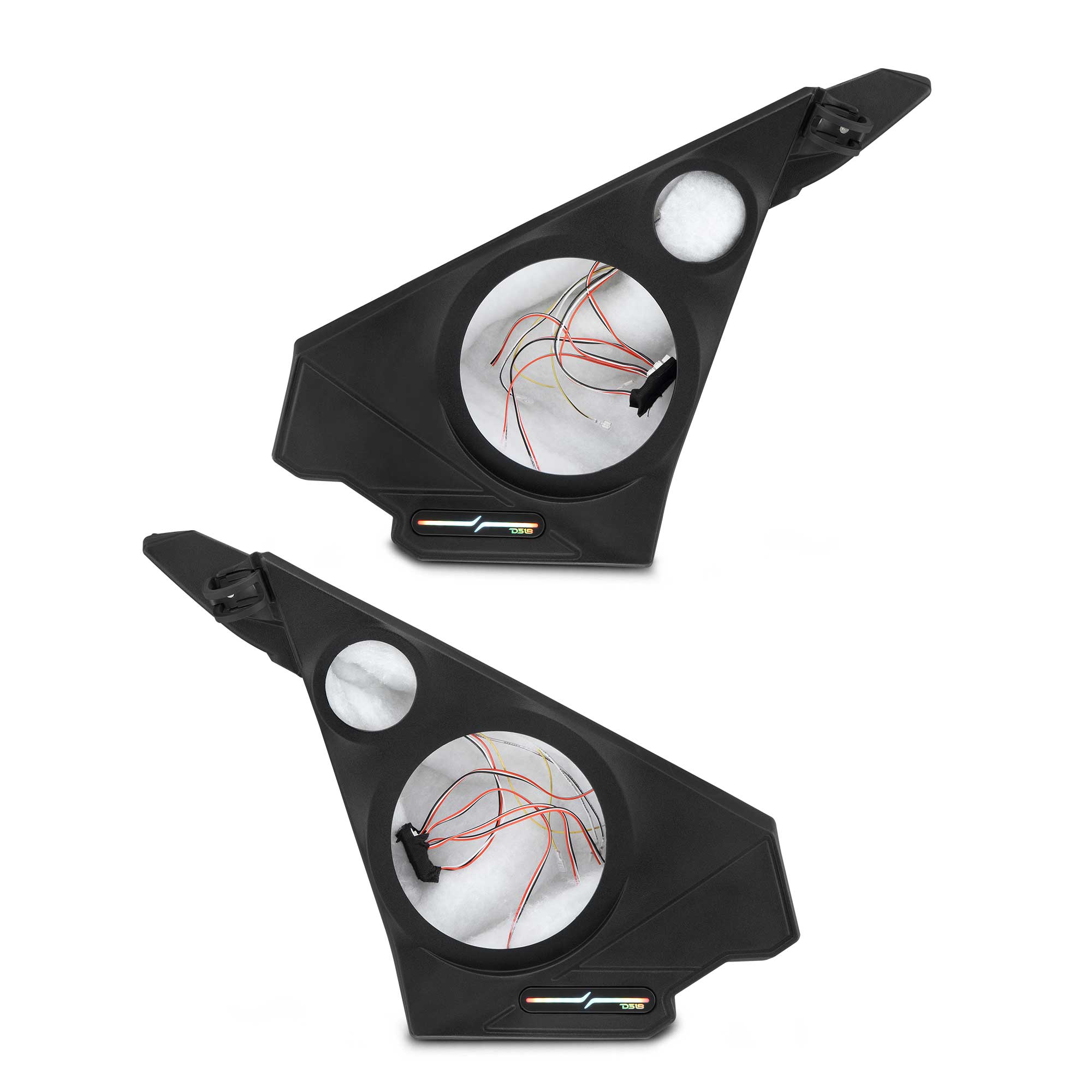 Polaris Slingshot Front Kick Panel Speaker Pods – Empty Enclosure for 8" Speakers and 3.8" Tweeters | 2020 - Current
