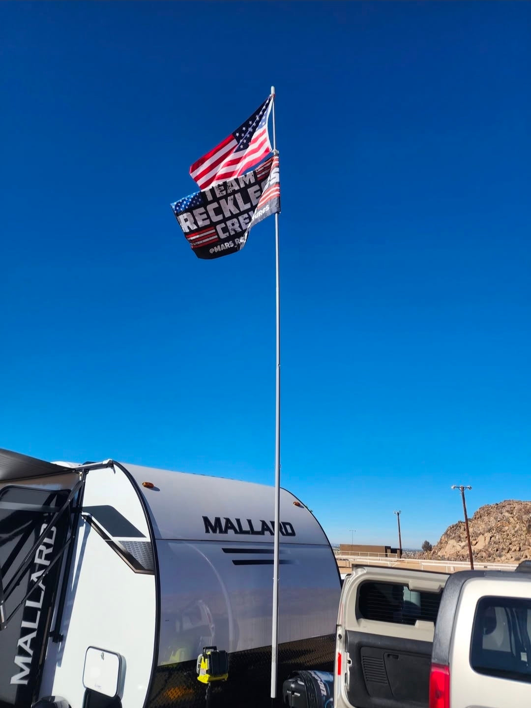 Bumper/Frame Mount (6") for Flagpoles