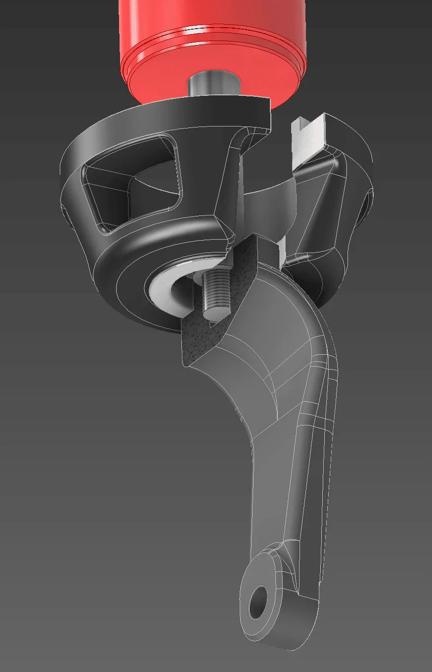 Pro R & Turbo R Billet Lower Front Shock Tuning Fork - RPM SXS