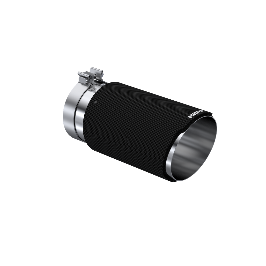 Universal Carbon Fiber, 5-Inch Inlet, 6-Inch OD, 12-Inch Length, Dual Wall Angle Cut, MBRP