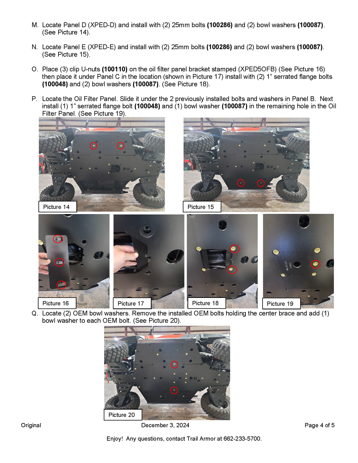 Trail Armor Polaris Xpedition XP and ADV Full Skids 2024 - 2025