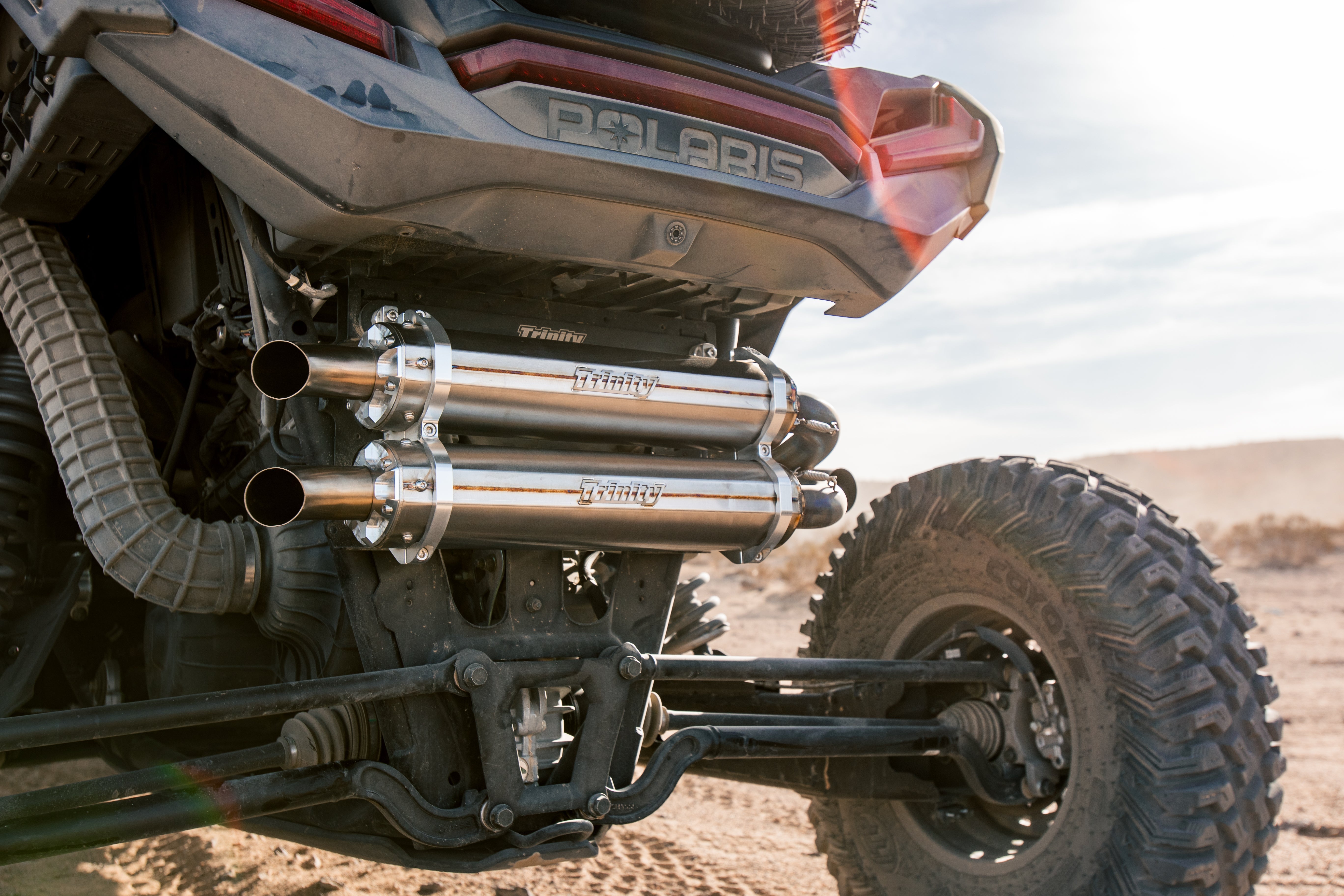 Stainless Steel RZR XP 1000 Full System (2014-2023)