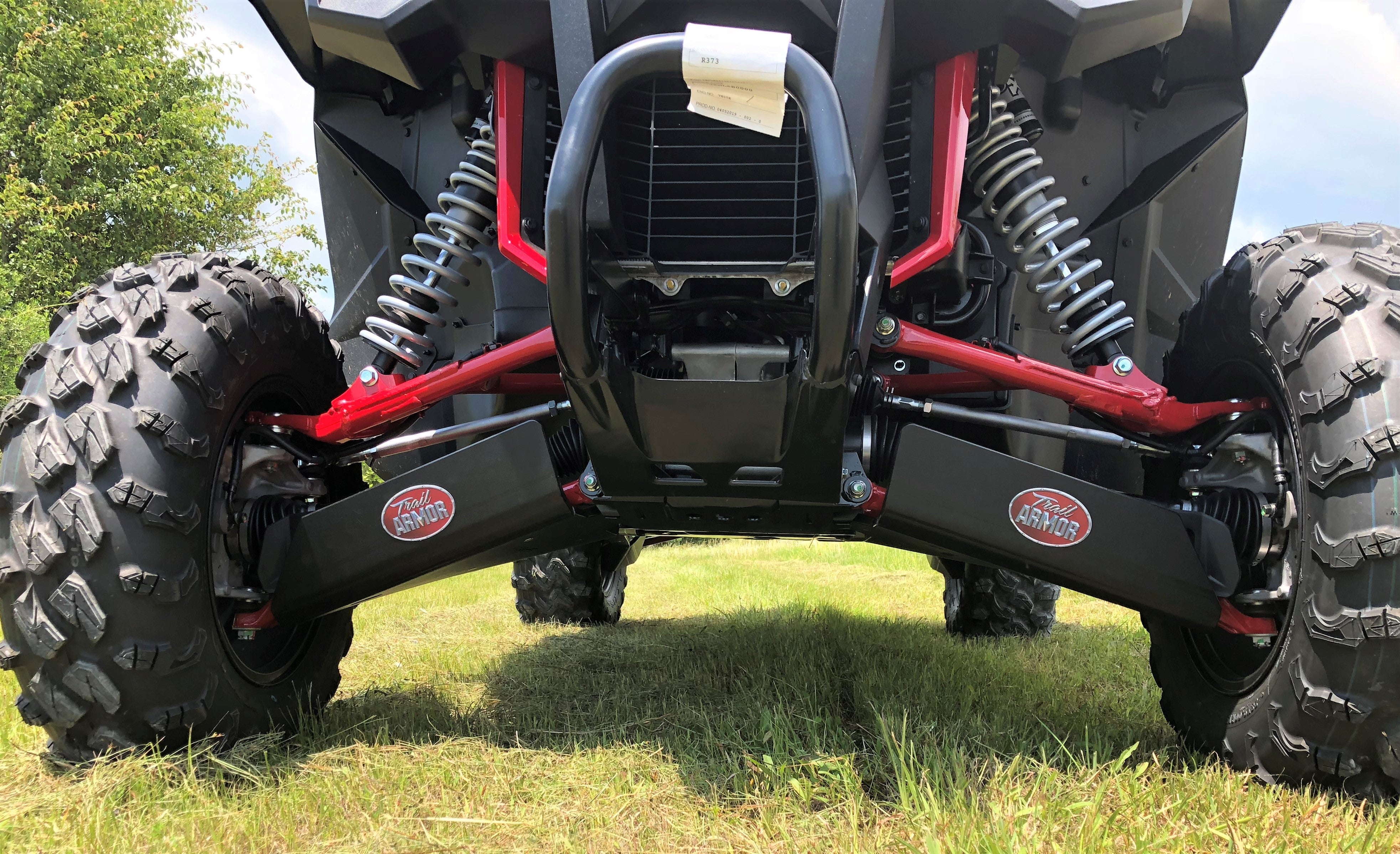 Trail Armor Honda Talon 1000X, Talon 1000X Fox Live Valve, Talon 1000X-4, Talon 1000 X-4 Fox Live Valve, Talon 1000 XS, Talon 1000 XS Fox Live Valve, Talon 1000 XS-4 and Talon 1000 XS-4 Fox Live Valve Trailing Arm Guards