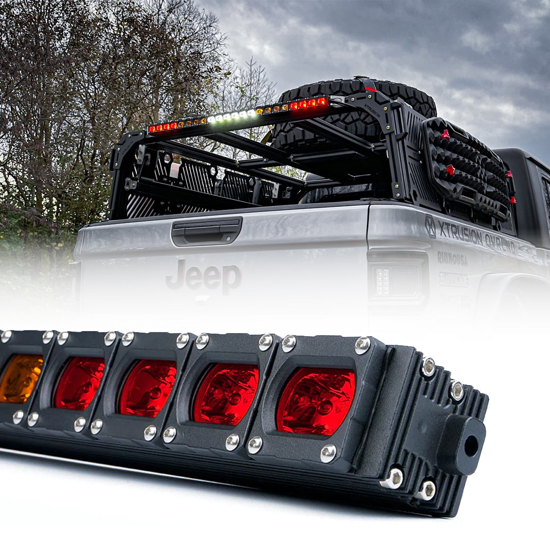 Xprite 36" LED Rear Chase Light Bar – Off-Road Brake, Reverse, Turn Signal & Strobe Light for UTV, RZR & Can-Am  | RX Series G7