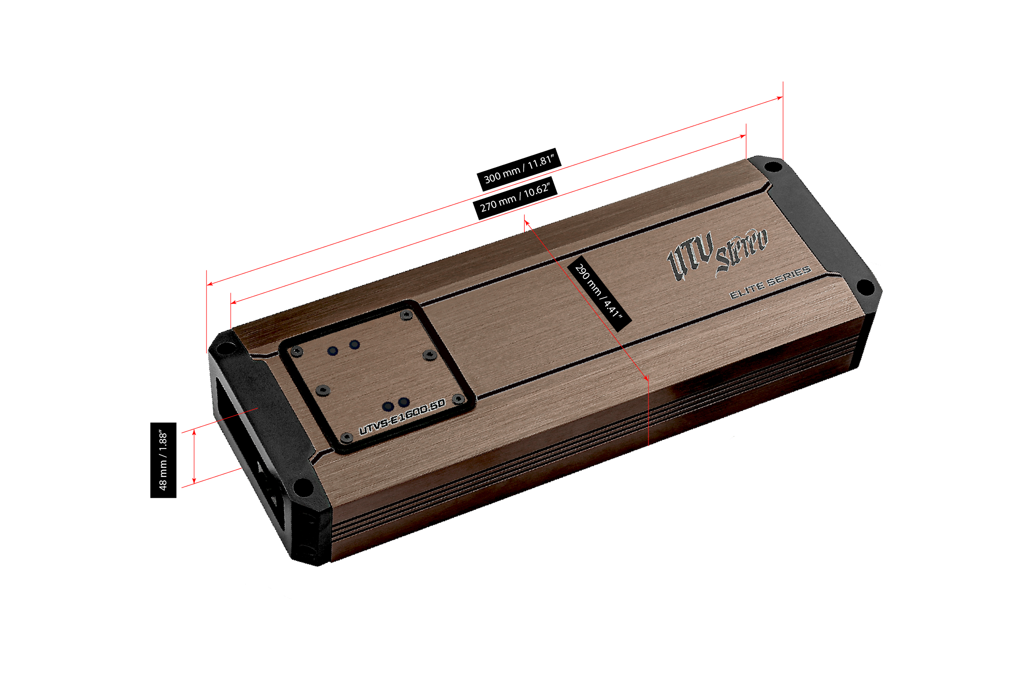 Elite Series 1600W 5-Channel Amplifier | UTVS-E1600.5D Kawasaki