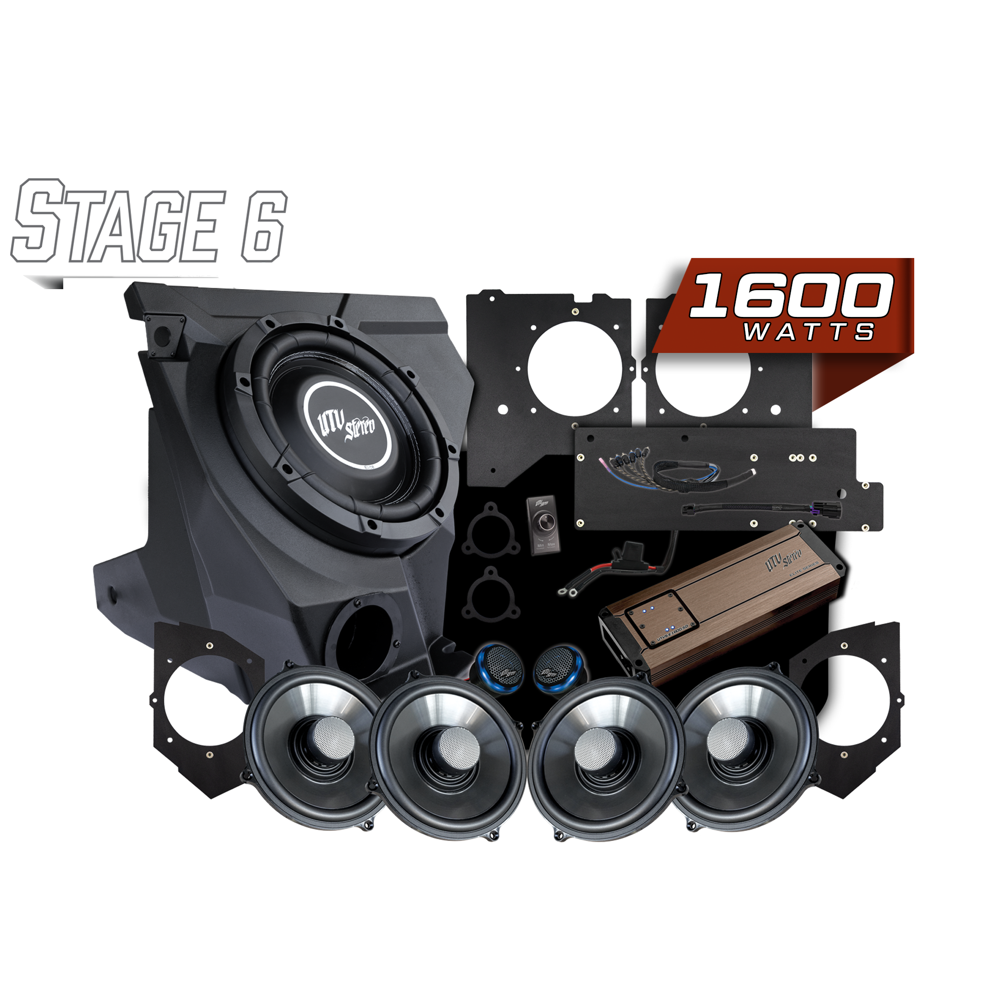 KAWASAKI® TERYX H2 GARMIN TREAD® Signature Stage 6 Stereo Kit | UTVS-H2-GRM-S6