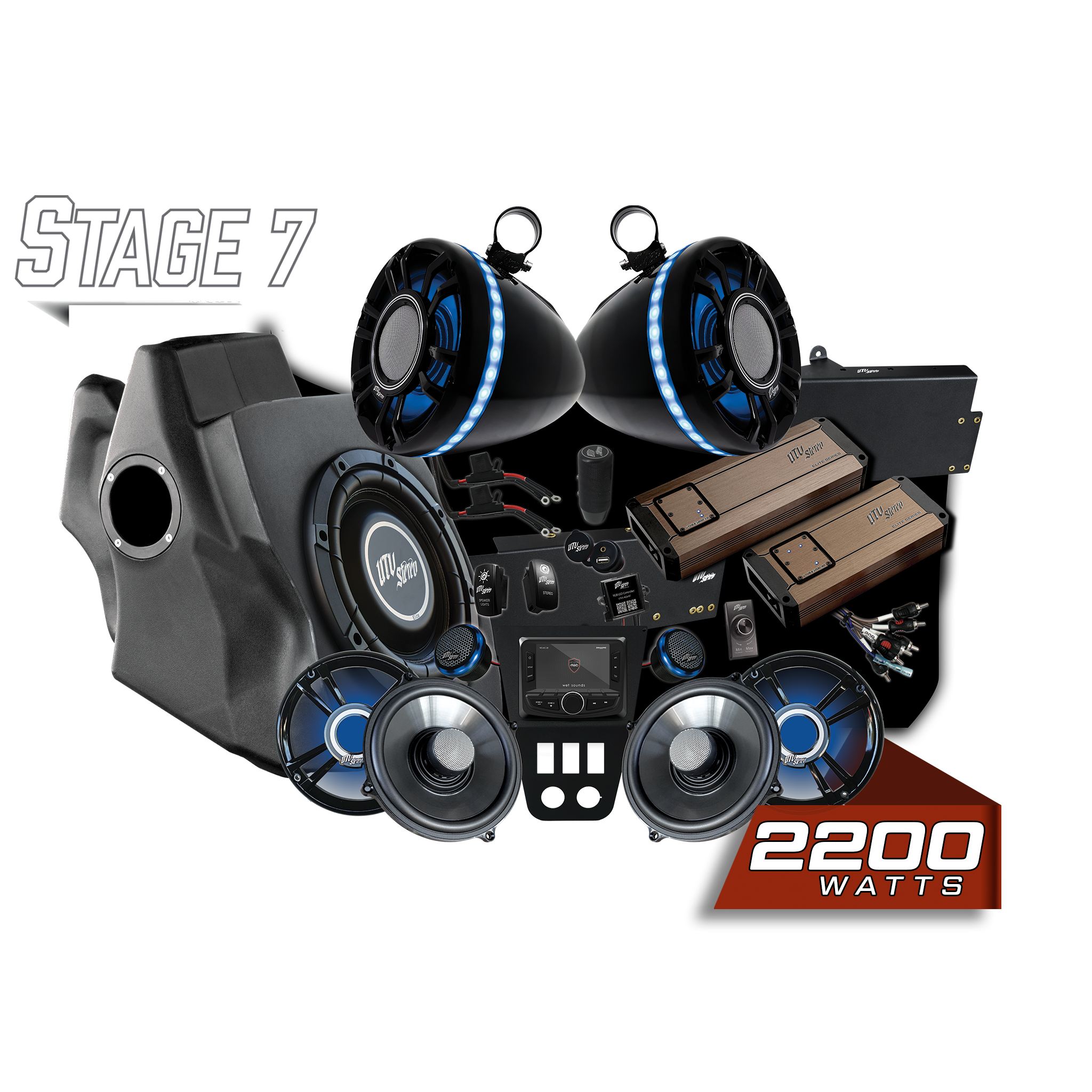 RZR® Pro Series Elite Stage 7 Stereo Kit | UTVS-PRO-S7-E