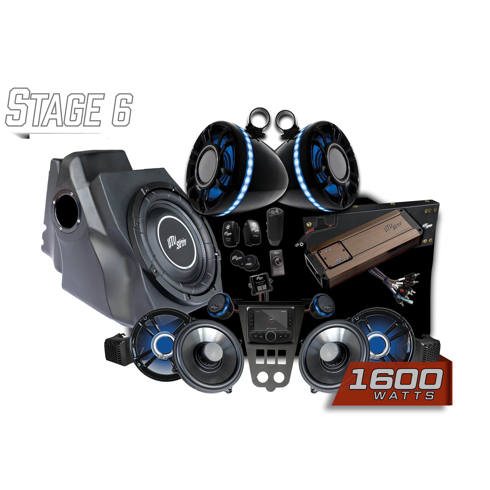 2025+ RZR® Pro Series Elite Stage 6 Stereo Kit | UTVS-PRO2-S6-E