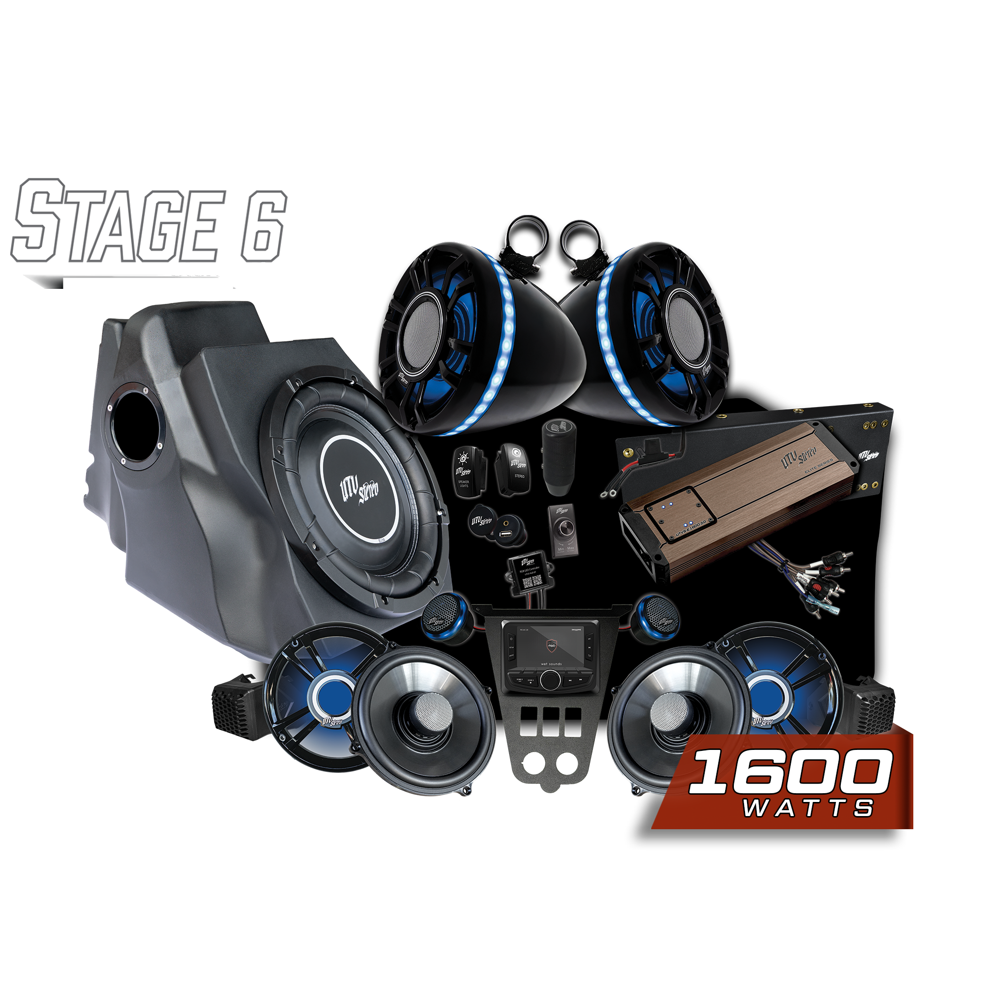 2025+ RZR® Pro Series Elite Stage 6 Stereo Kit | UTVS-PRO2-S6-E