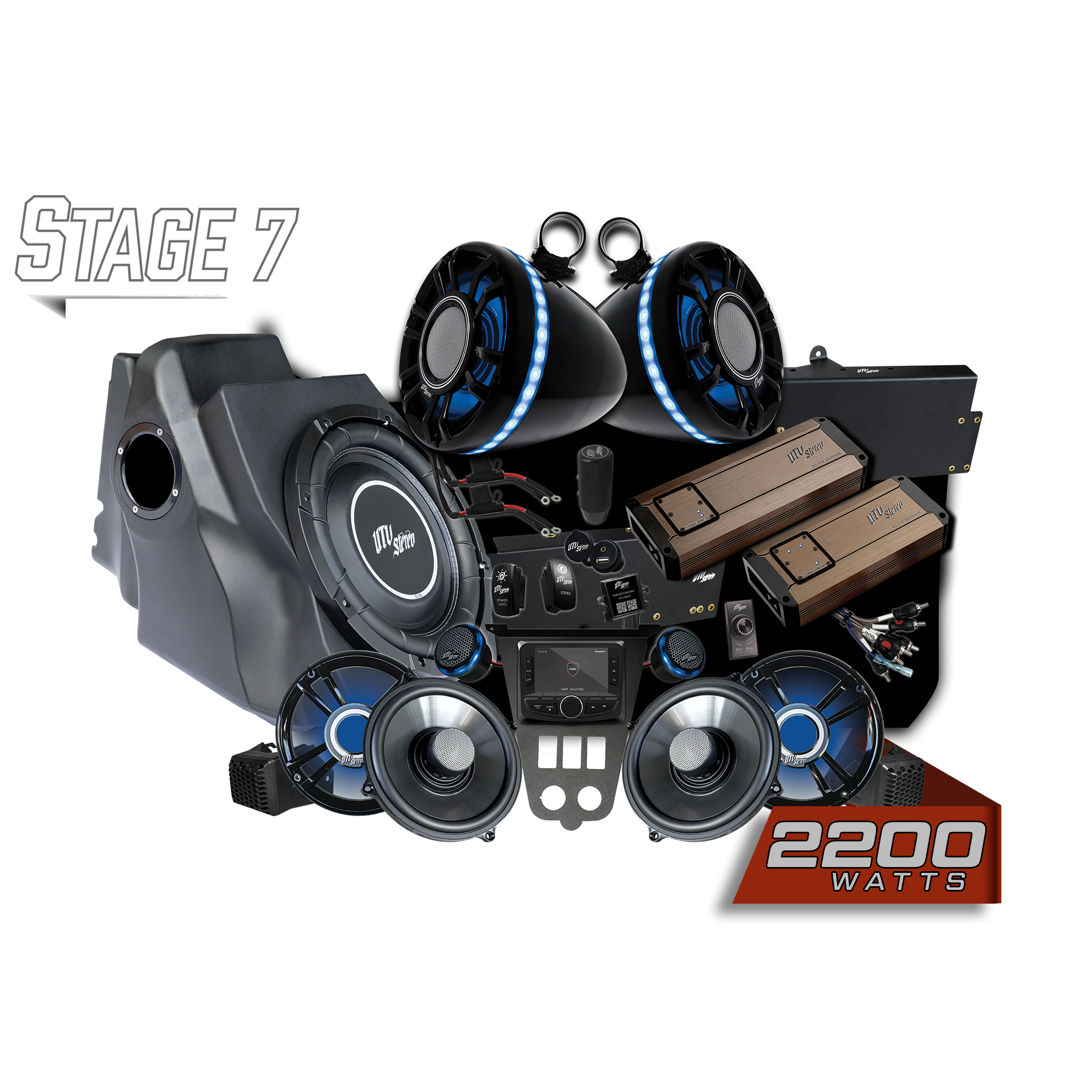 2025+ RZR® Pro Series Elite Stage 7 Stereo Kit | UTVS-PRO2-S7-E