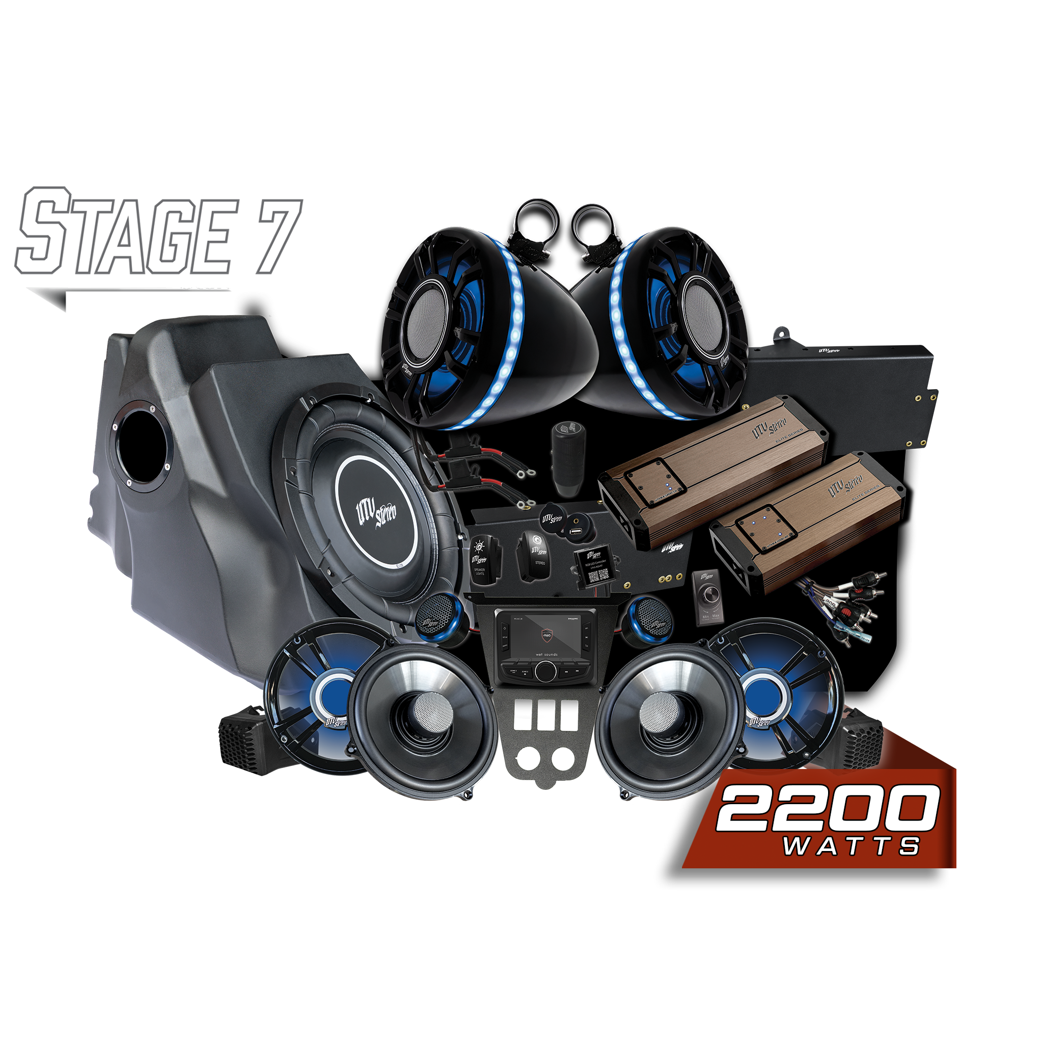 2025+ RZR® Pro Series Elite Stage 7 Stereo Kit | UTVS-PRO2-S7-E