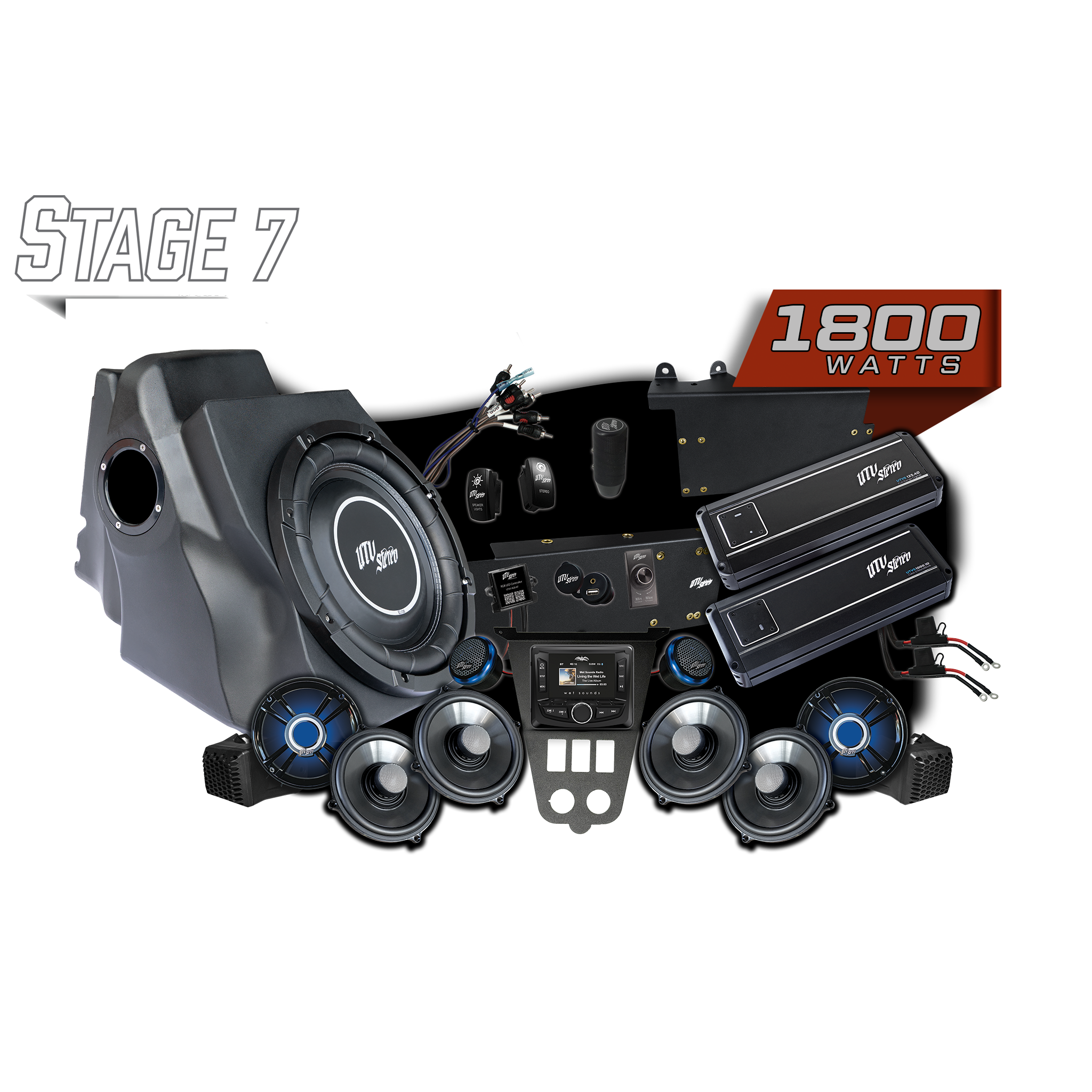 2025+ RZR® Pro Series Signature Stage 7 Stereo Kit | UTVS-PRO2-S7-S