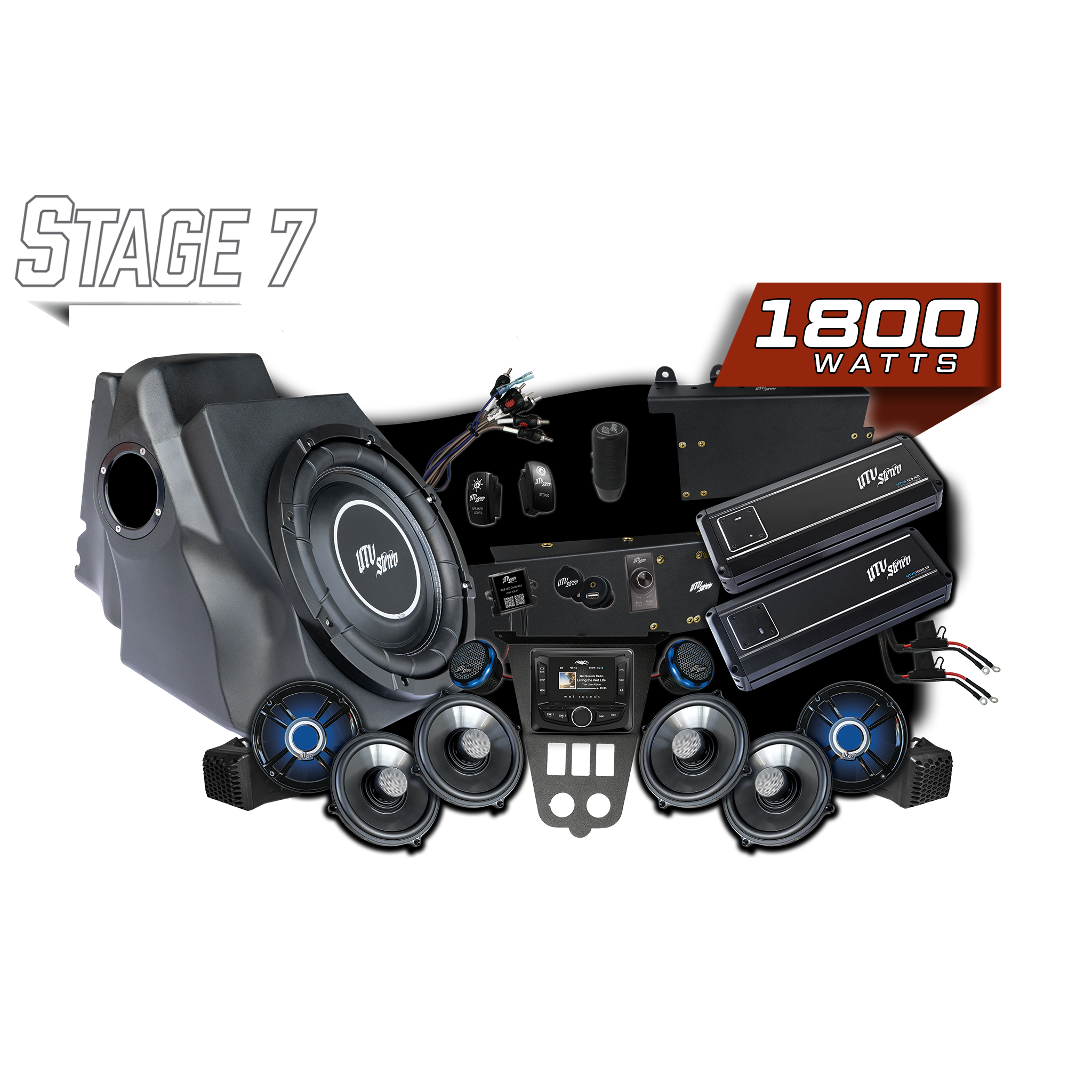 2025+ RZR® Pro Series Signature Stage 7 Stereo Kit | UTVS-PRO2-S7-S
