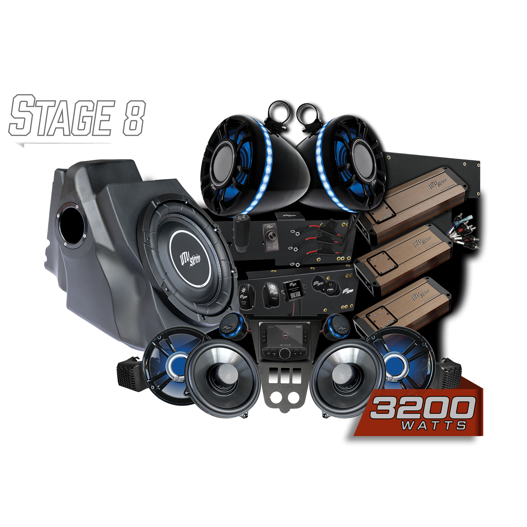 2025+ RZR® Pro Series Elite Stage 8 Stereo Kit | UTVS-PRO2-S8-E
