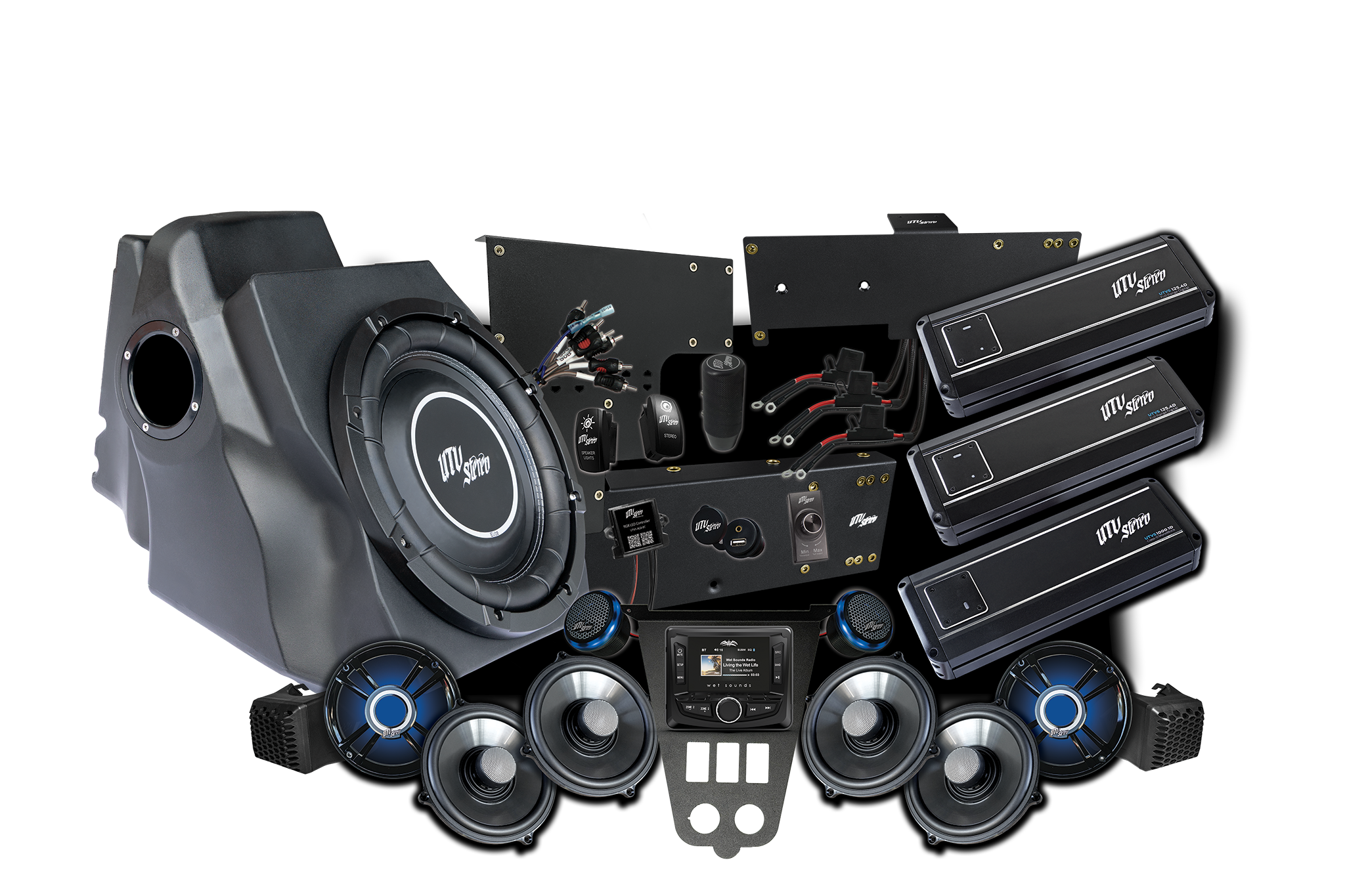 2025+ RZR® Pro Series Signature Stage 8 Stereo Kit | UTVS-PRO2-S8-S