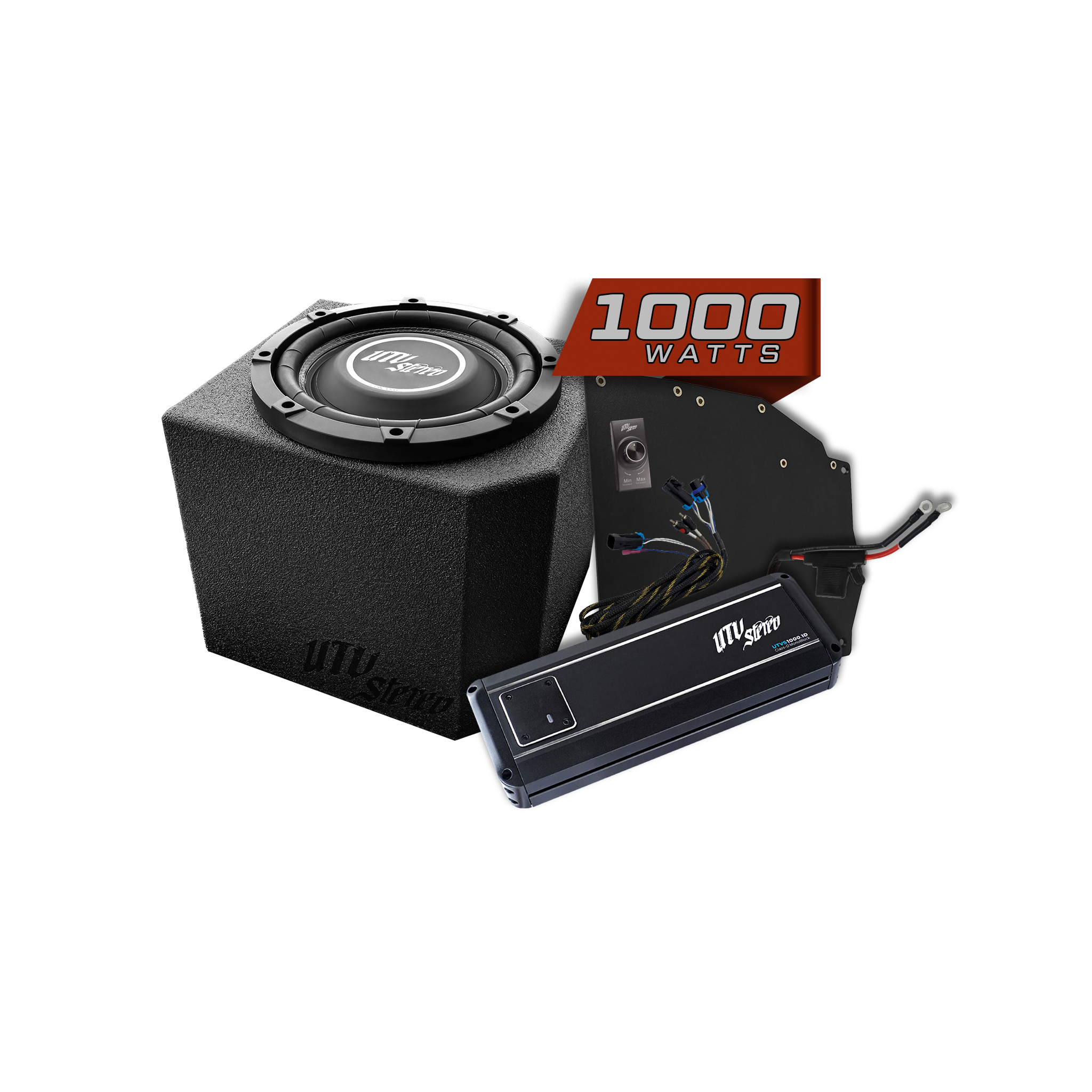 Polaris® Ranger 1000W Single 10" Subwoofer Kit | UTVS-RNG-SUB-1000-1