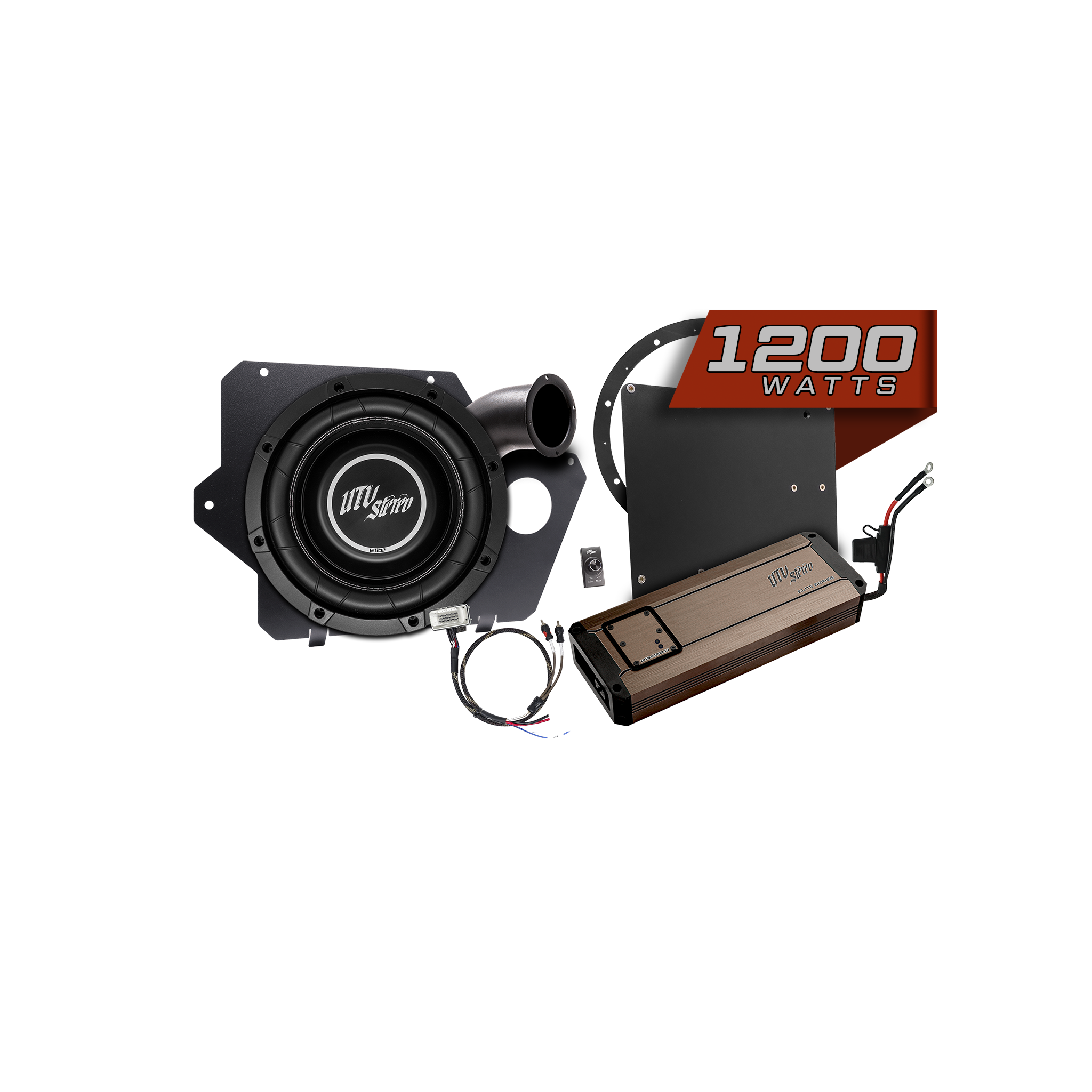 Polaris® Xpedition 1200W 10" Subwoofer Kit  | UTVS-XPD-SUB-1200-1