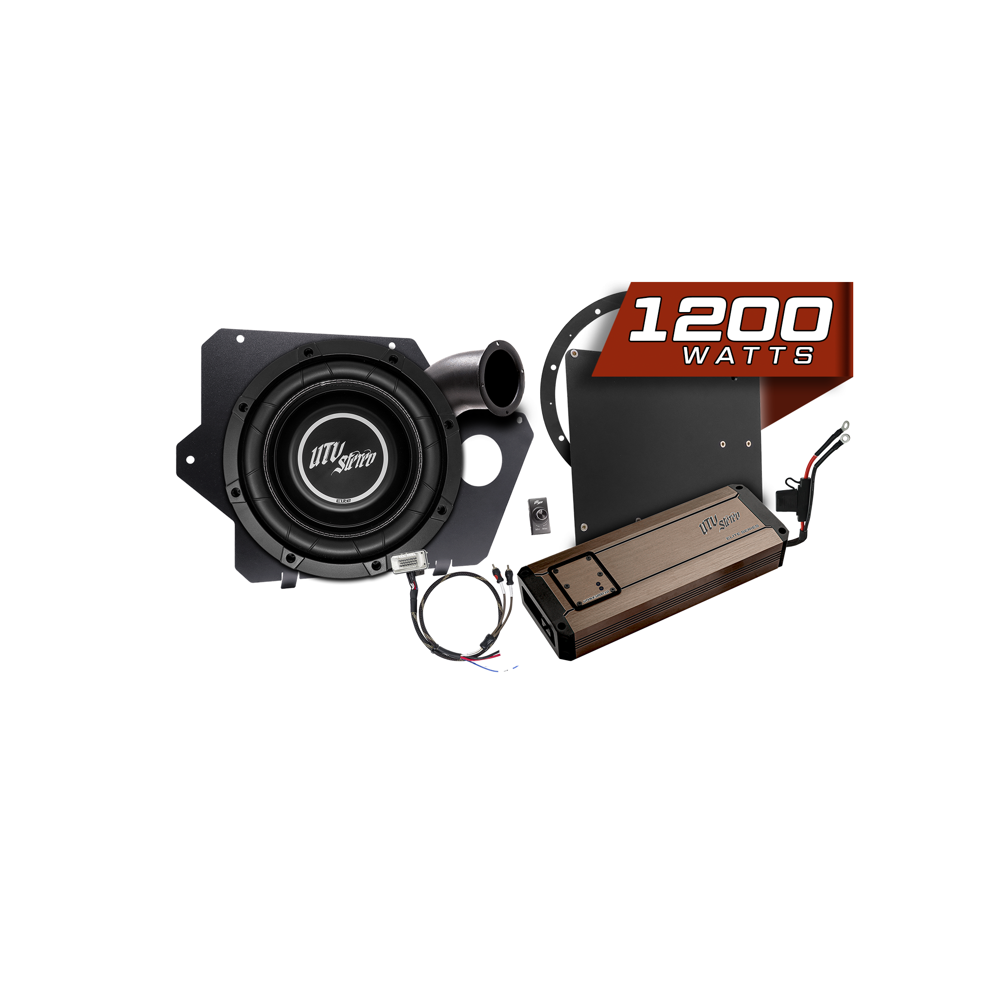 Polaris® Xpedition 1200W 10" Subwoofer Kit  | UTVS-XPD-SUB-1200-1