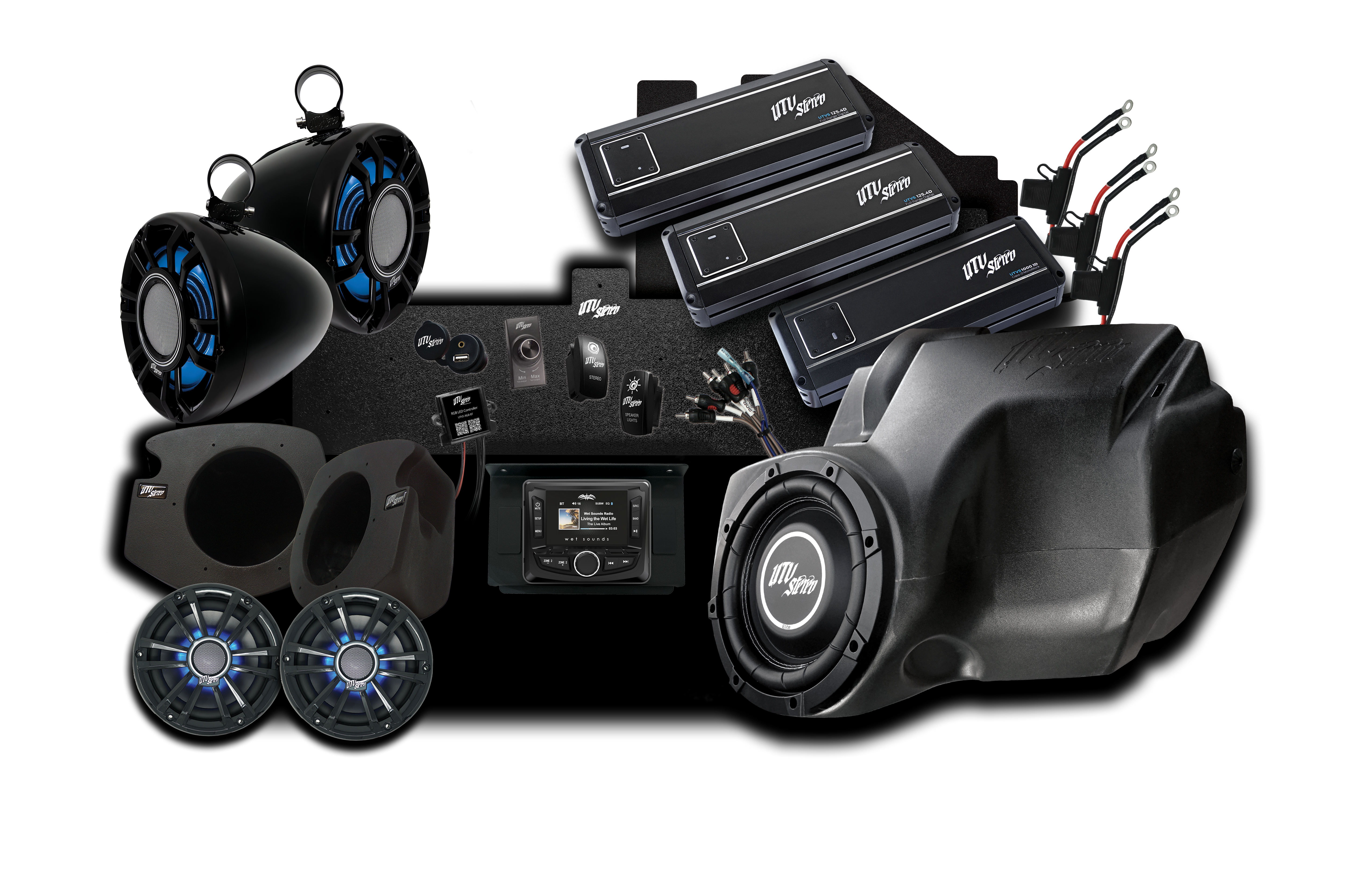 RZR® Signature Series Stage 8 Stereo Kit | UTVS-RZR-S8-S