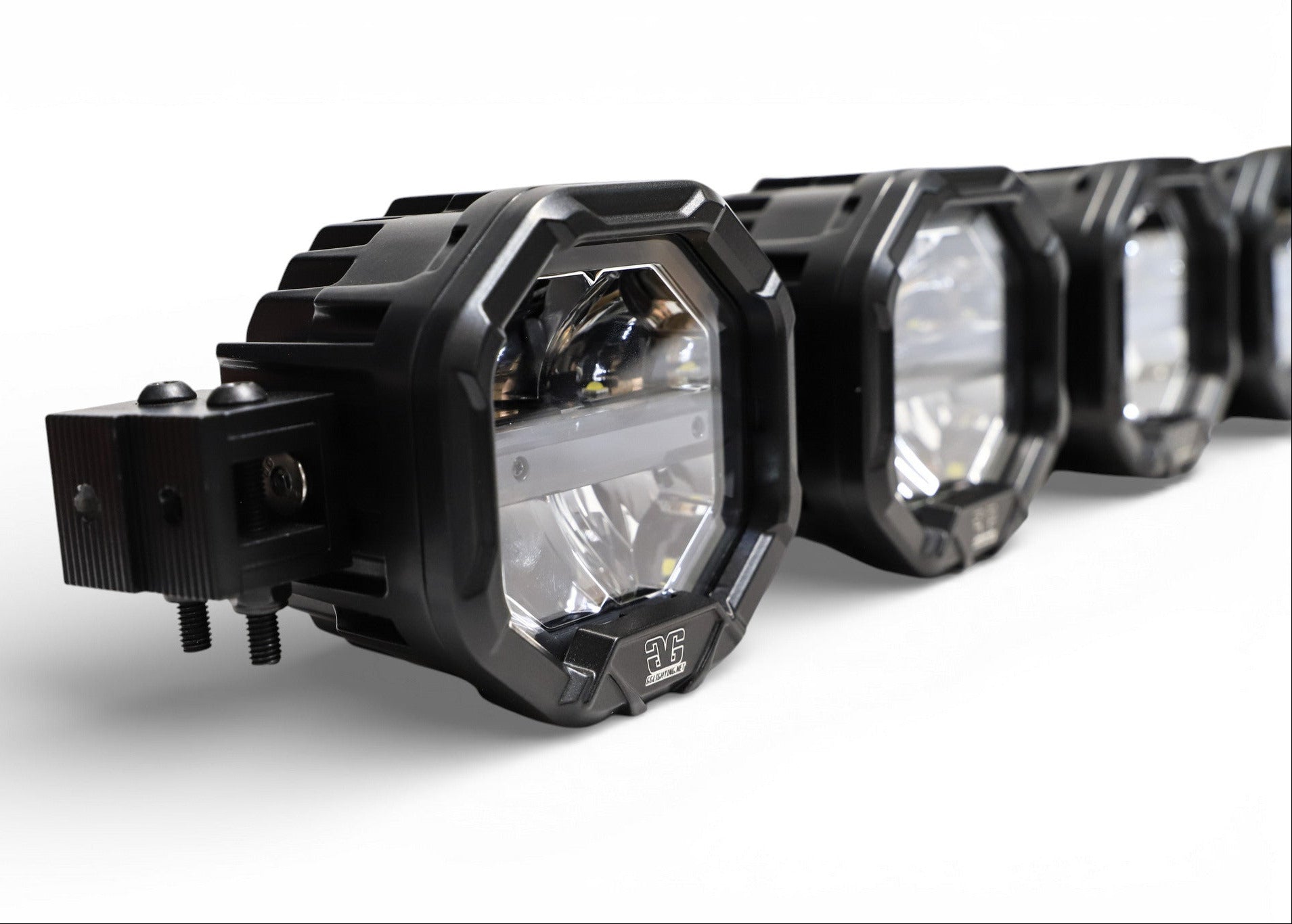 9 Light U-Con Interlocking Off Road LED Pod With Amber or White DRL Running Light