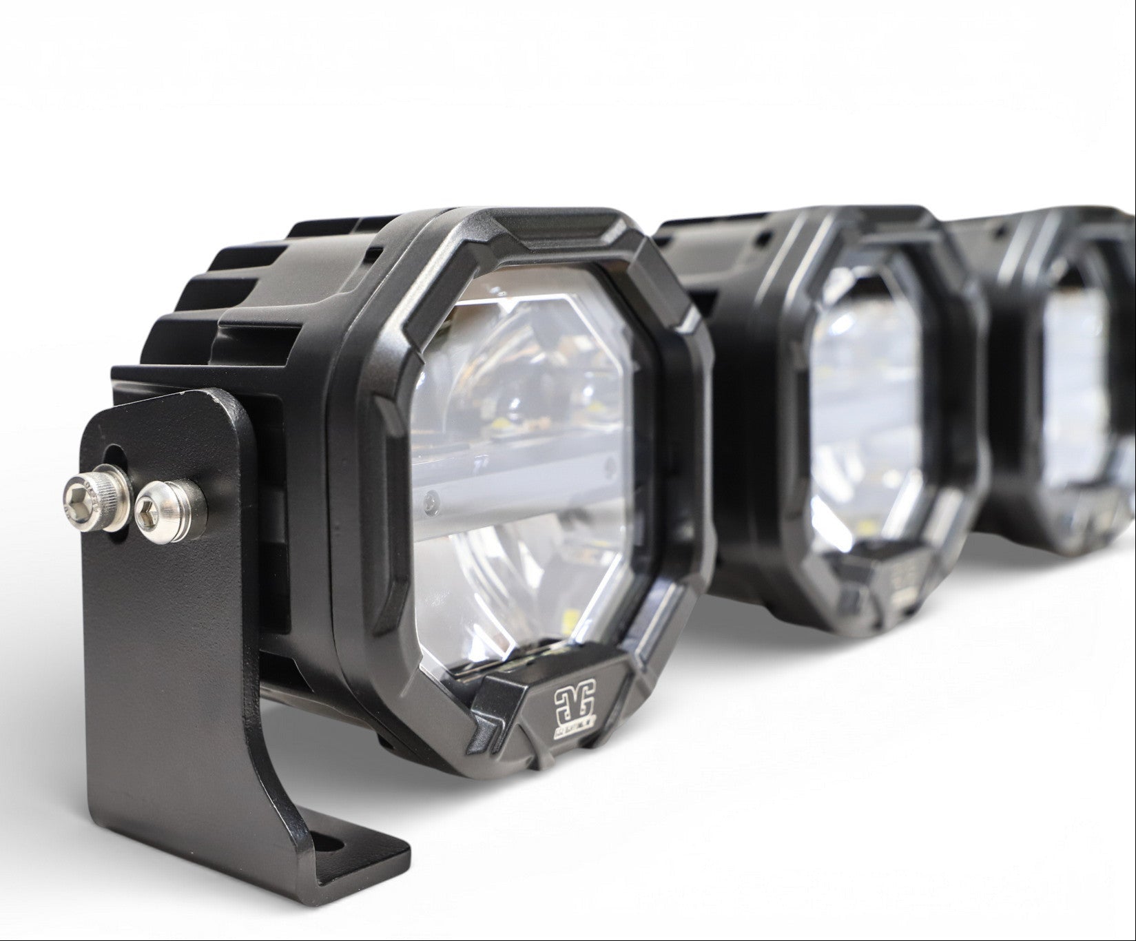 8 Light U-Con Interlocking Off Road LED Pod With Amber or White DRL Running Light