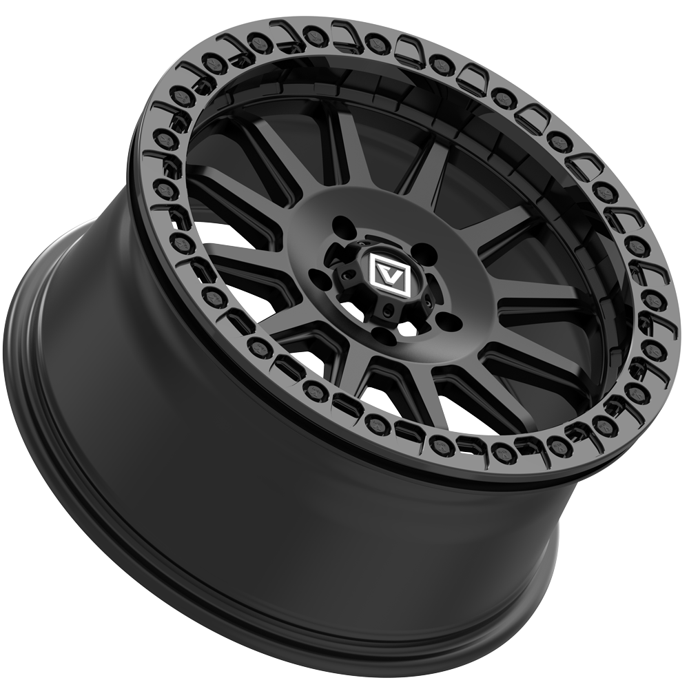 V09 BEADLOCK 17X8 +40 4X156 SATIN BLACK