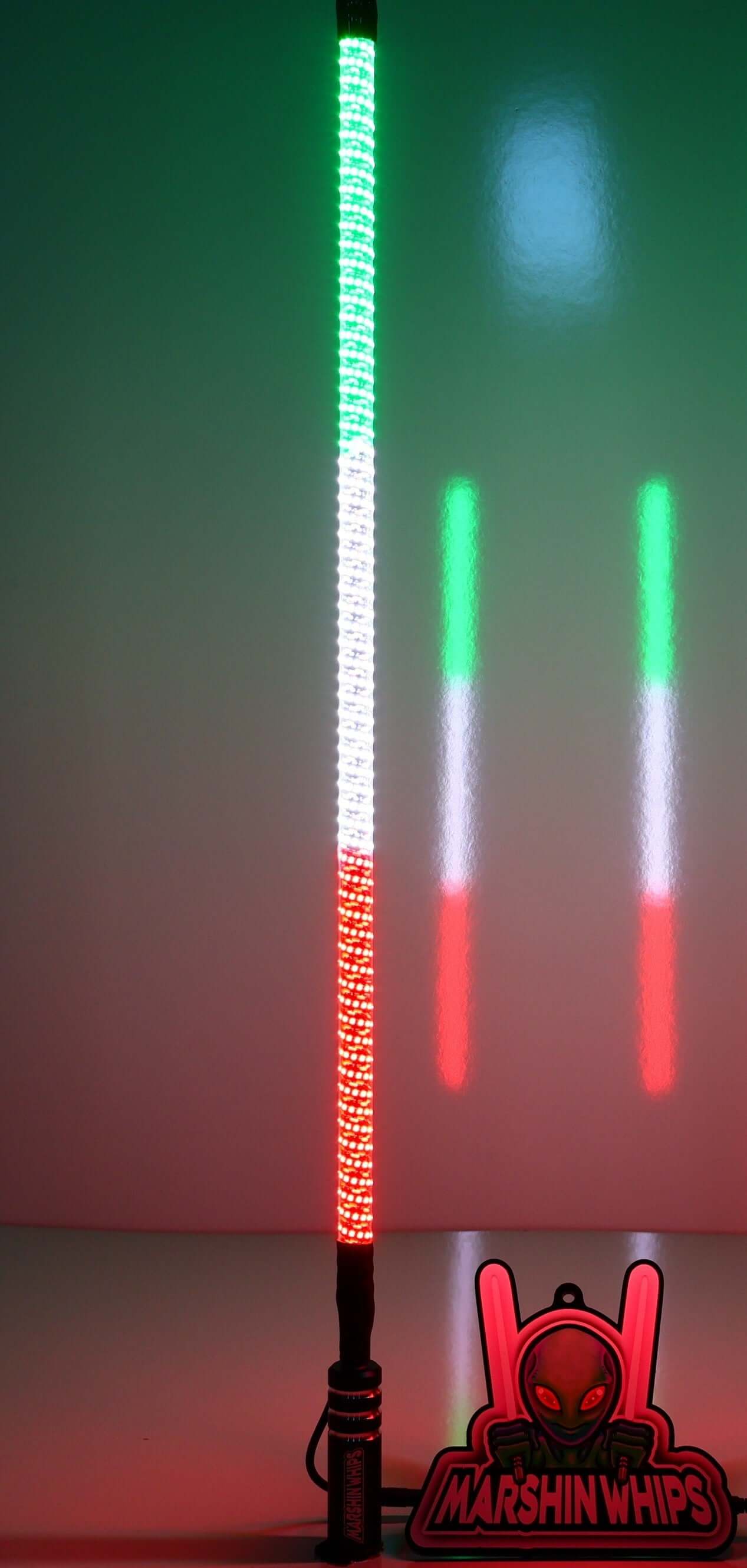 V2 Black Out LED Whip: The Ultimate Stealth Single