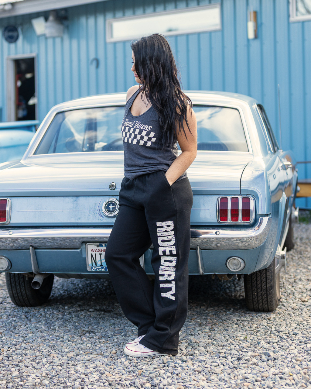 Ride Dirty Open Bottom Sweats