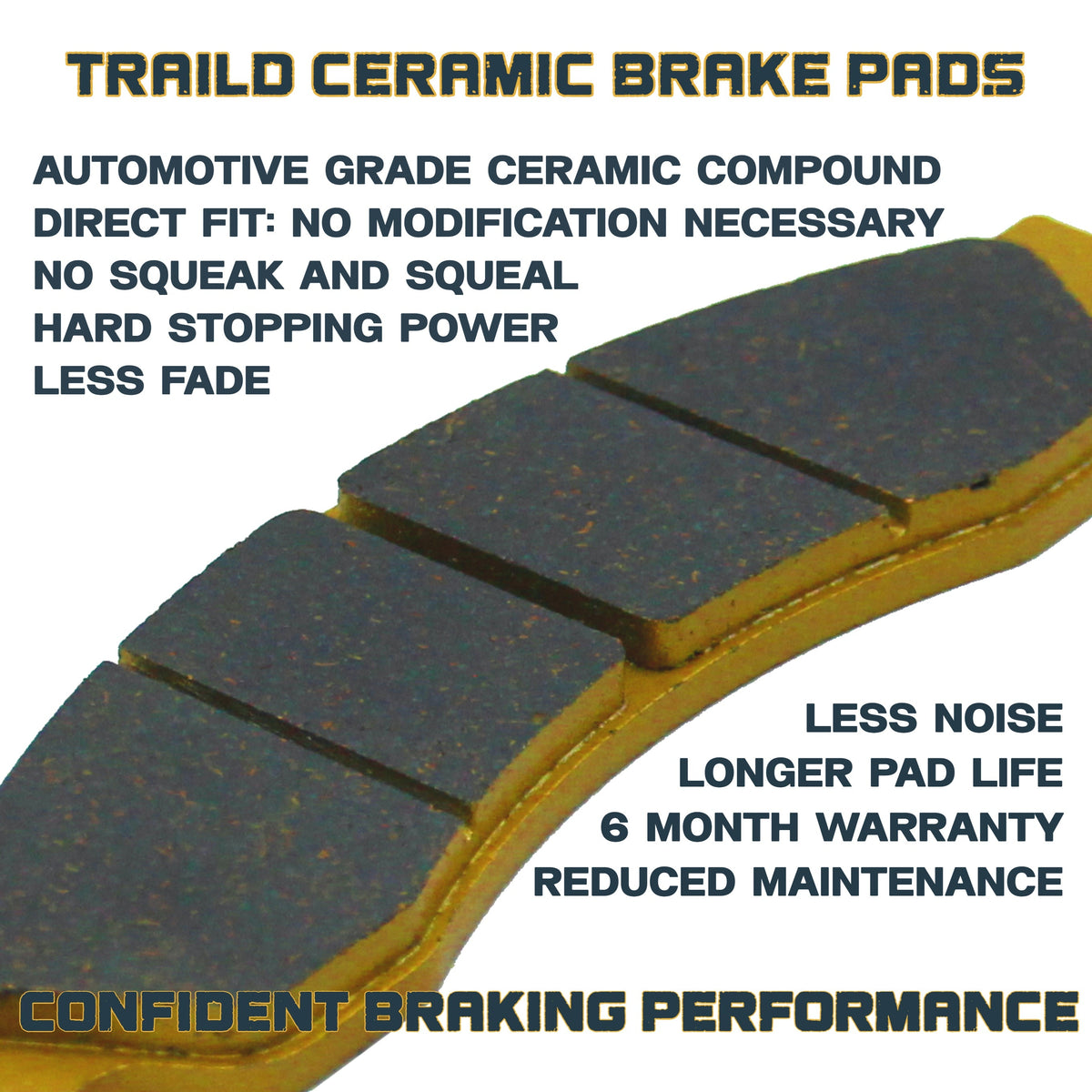 Polaris Pro XD 2019-2027 Ceramic Brake Pad Set